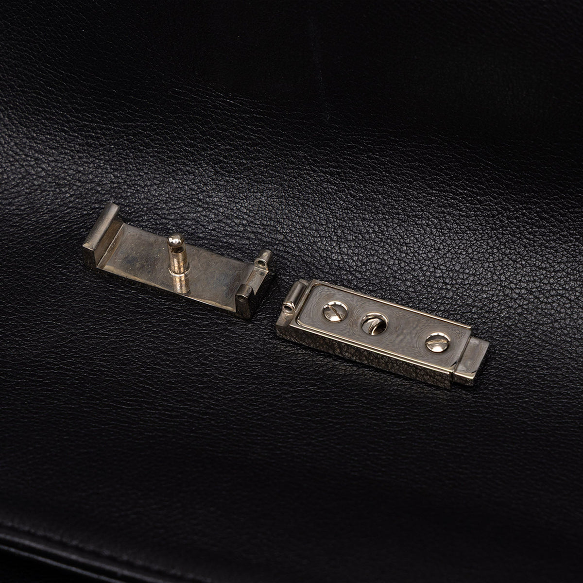 LOEWE Leather Anagram Sling Bag — Black