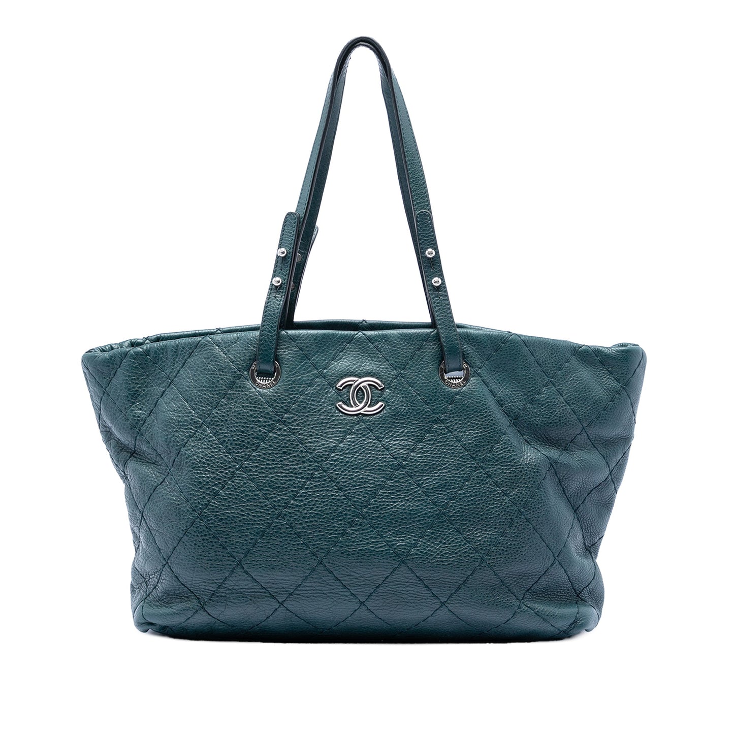 Chanel Large Glazed Calfskin On The Road Tote
