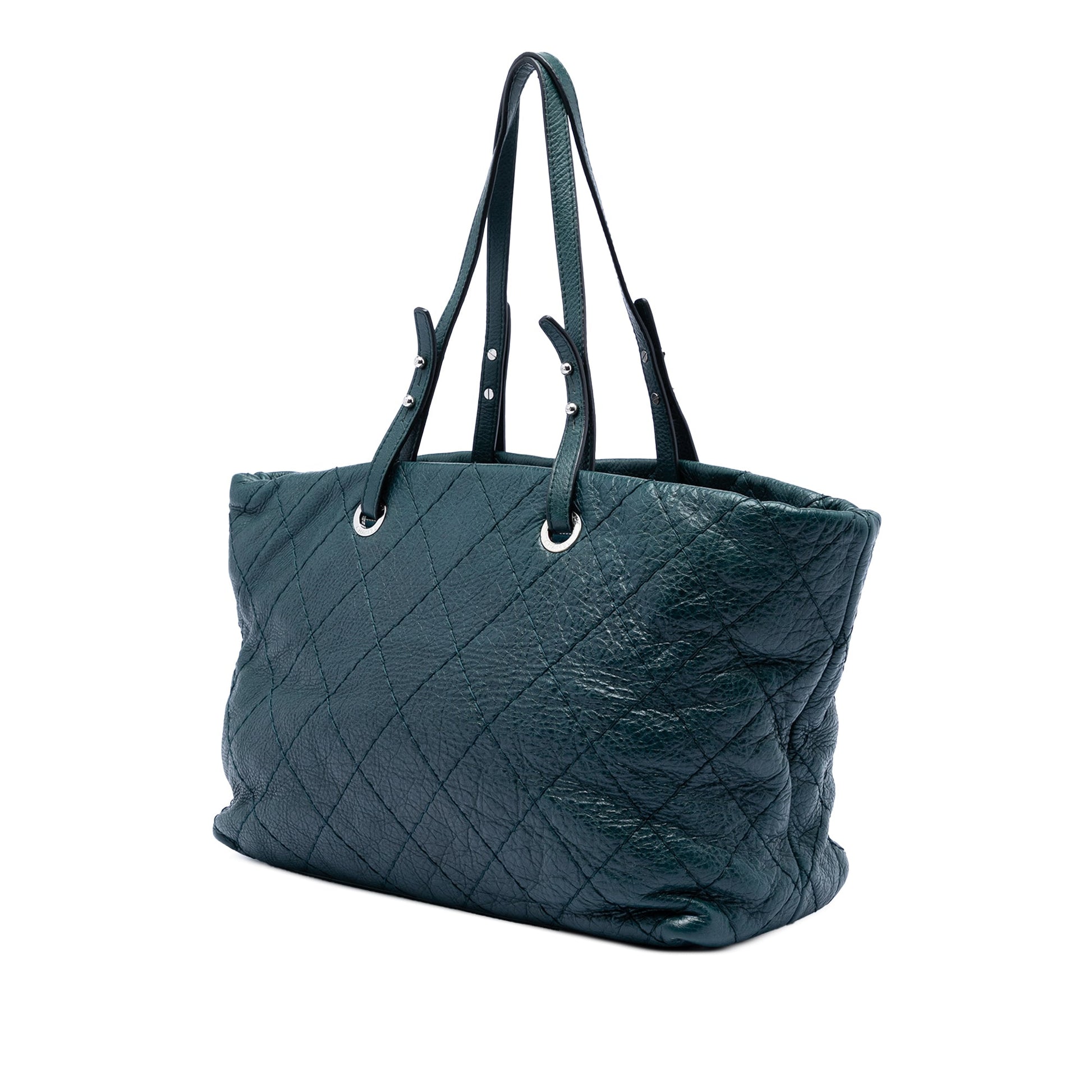 Chanel Large Glazed Calfskin On The Road Tote