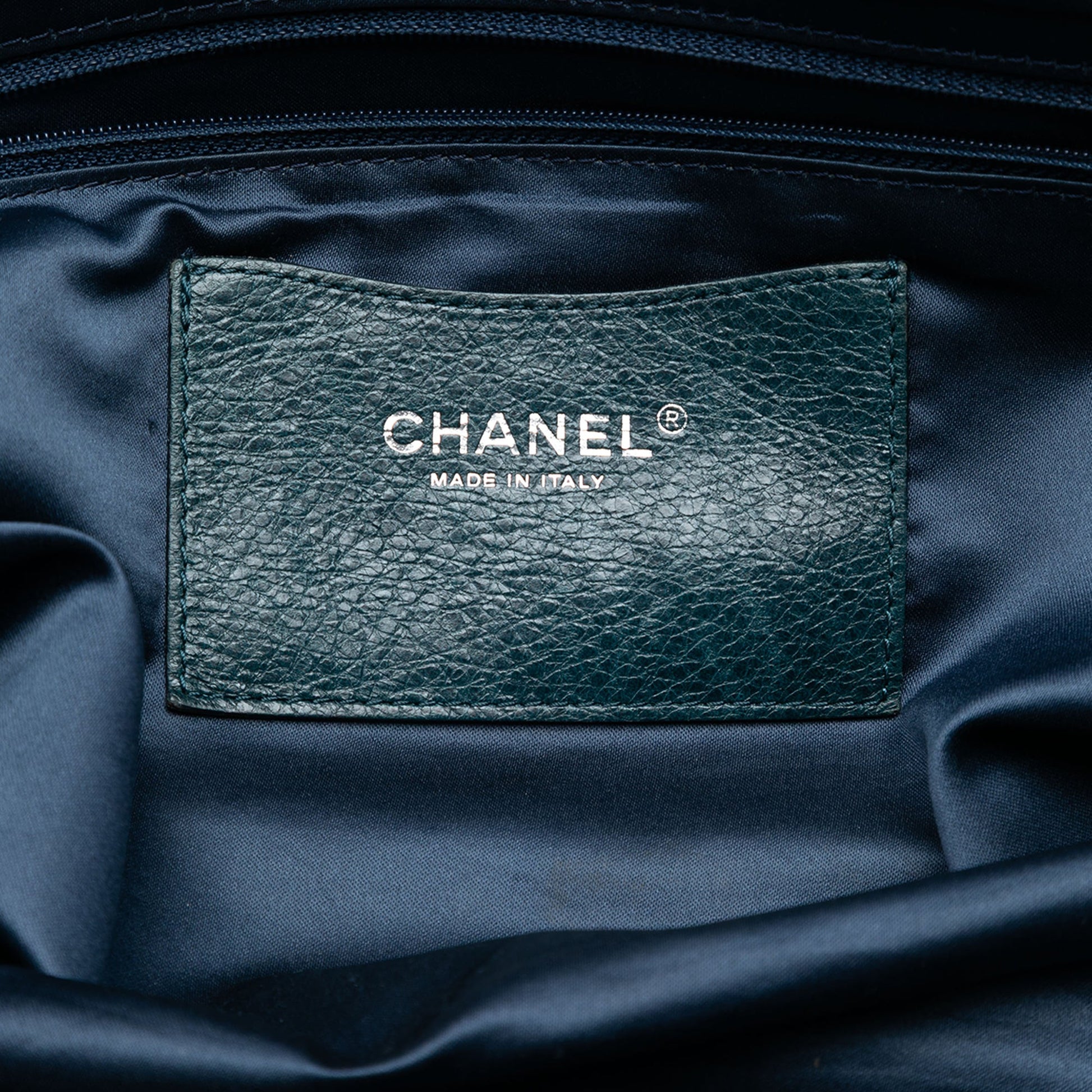 Chanel Large Glazed Calfskin On The Road Tote