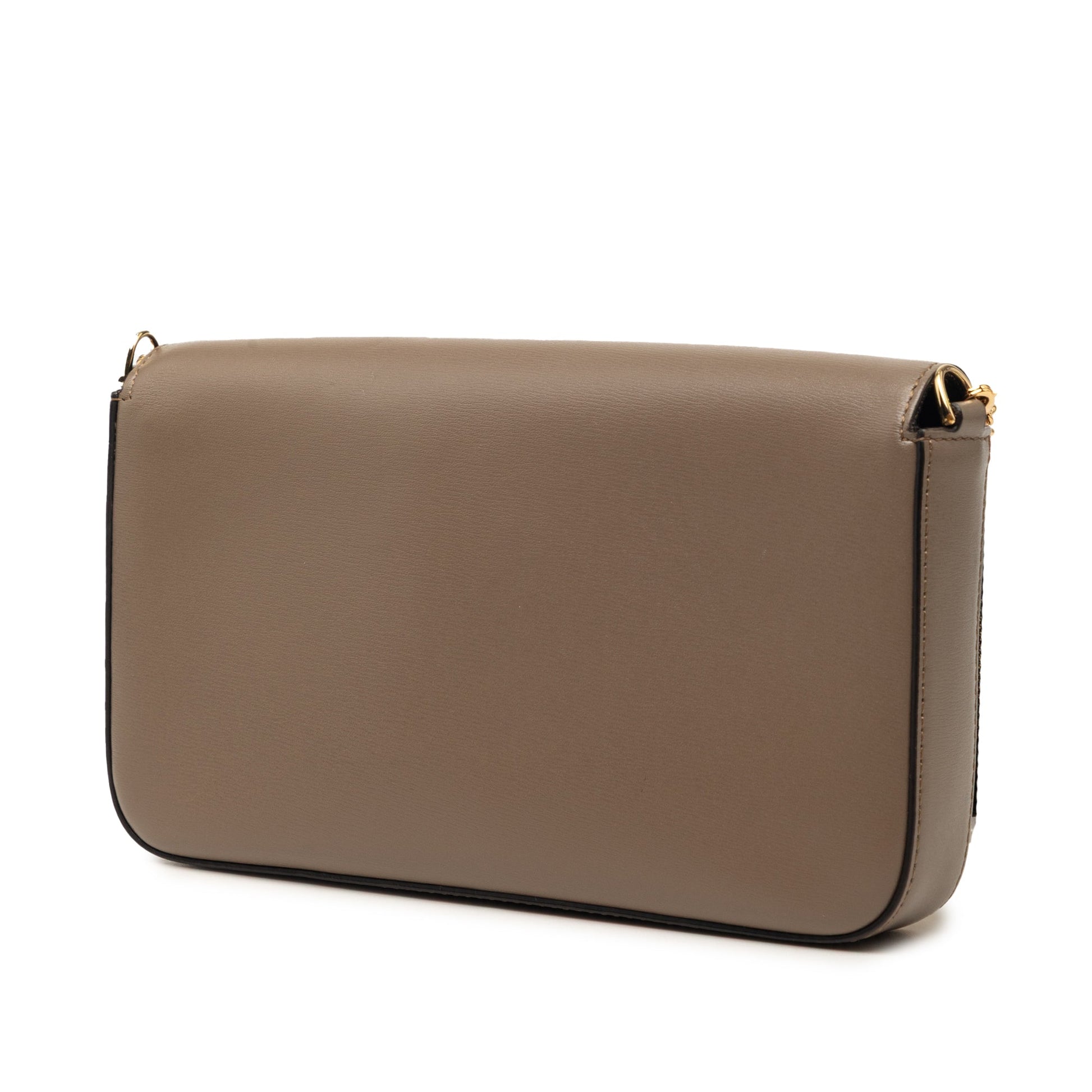 Fendi Smooth Calfskin Vitello Palmellato Wallet on Chain