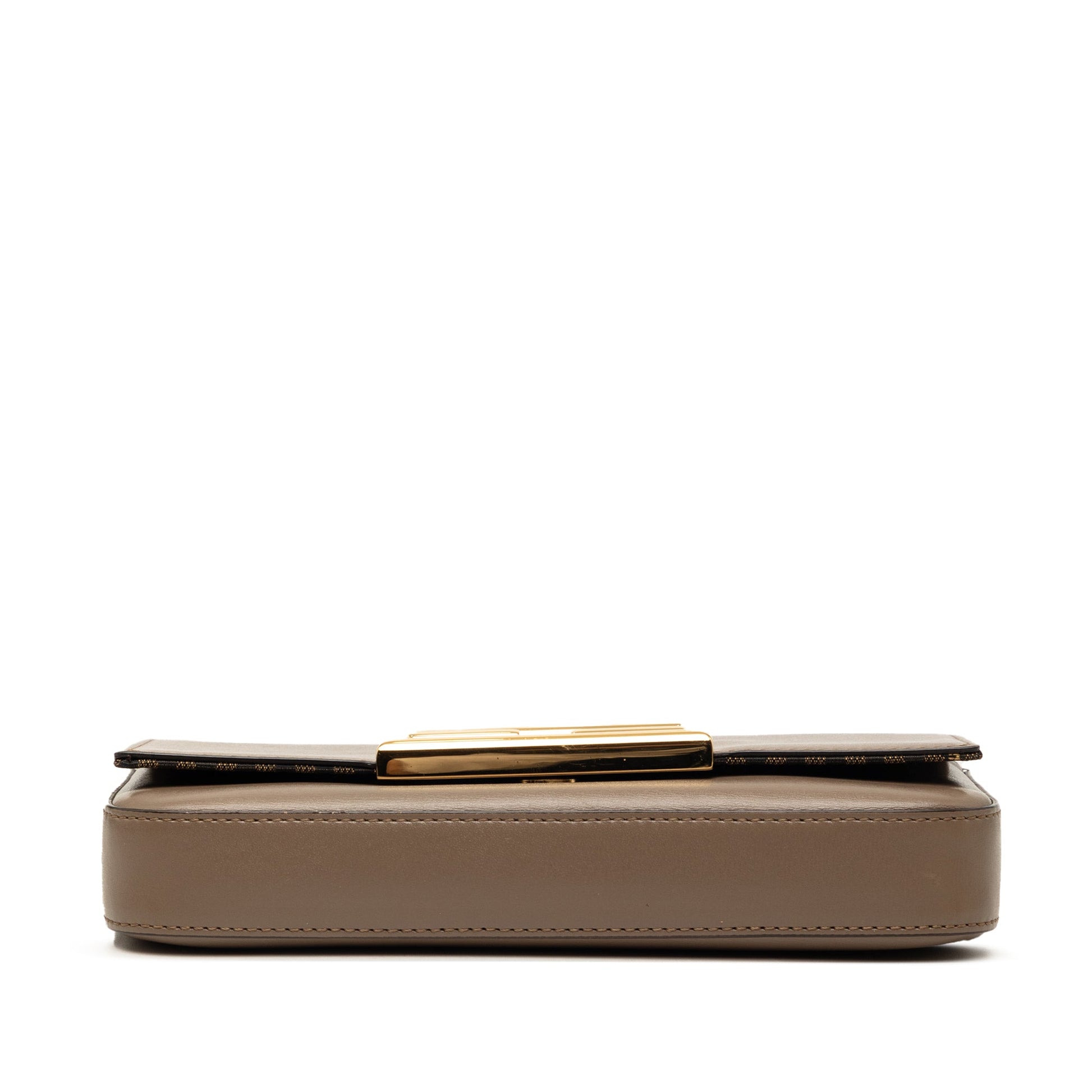 Fendi Smooth Calfskin Vitello Palmellato Wallet on Chain