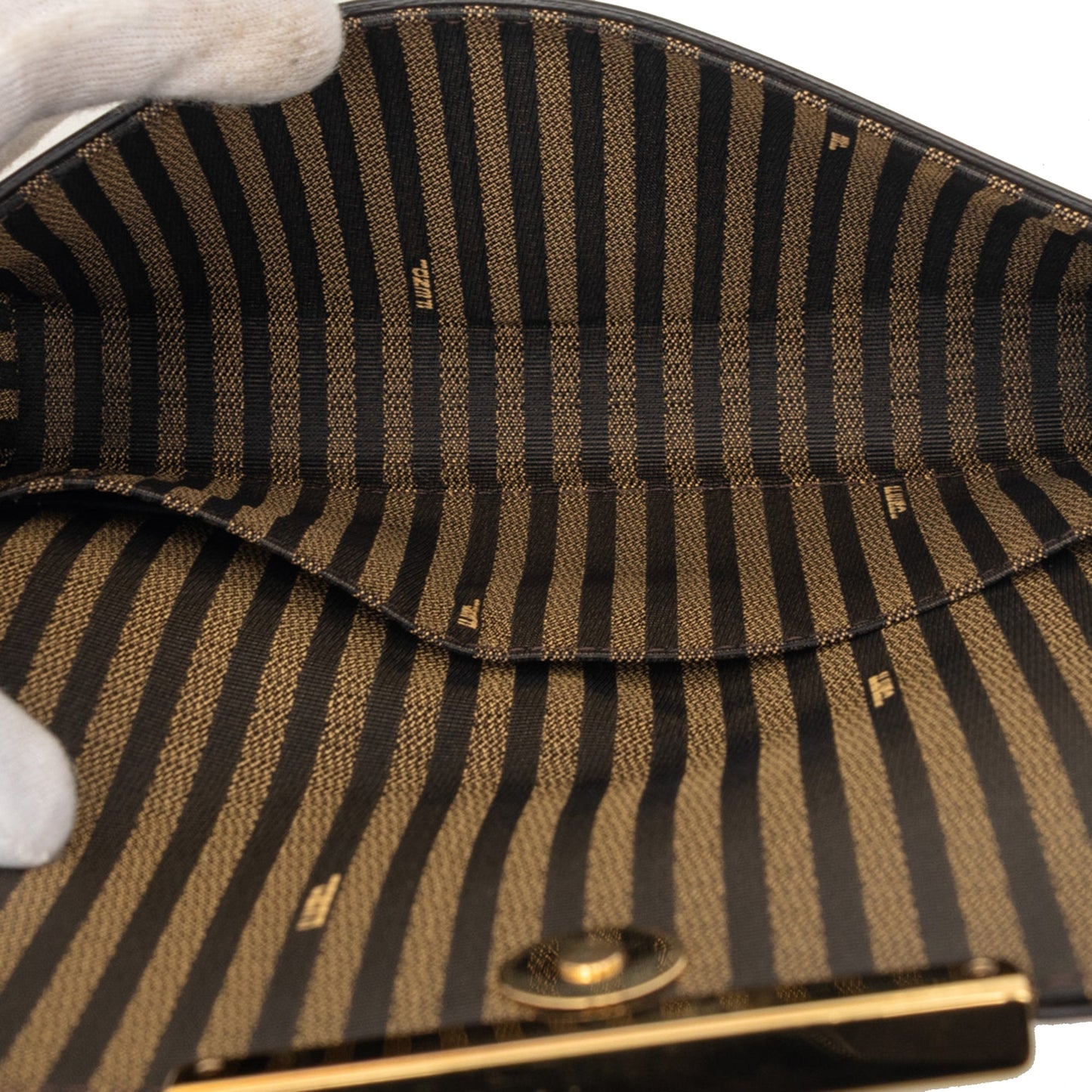 Fendi Smooth Calfskin Vitello Palmellato Wallet on Chain
