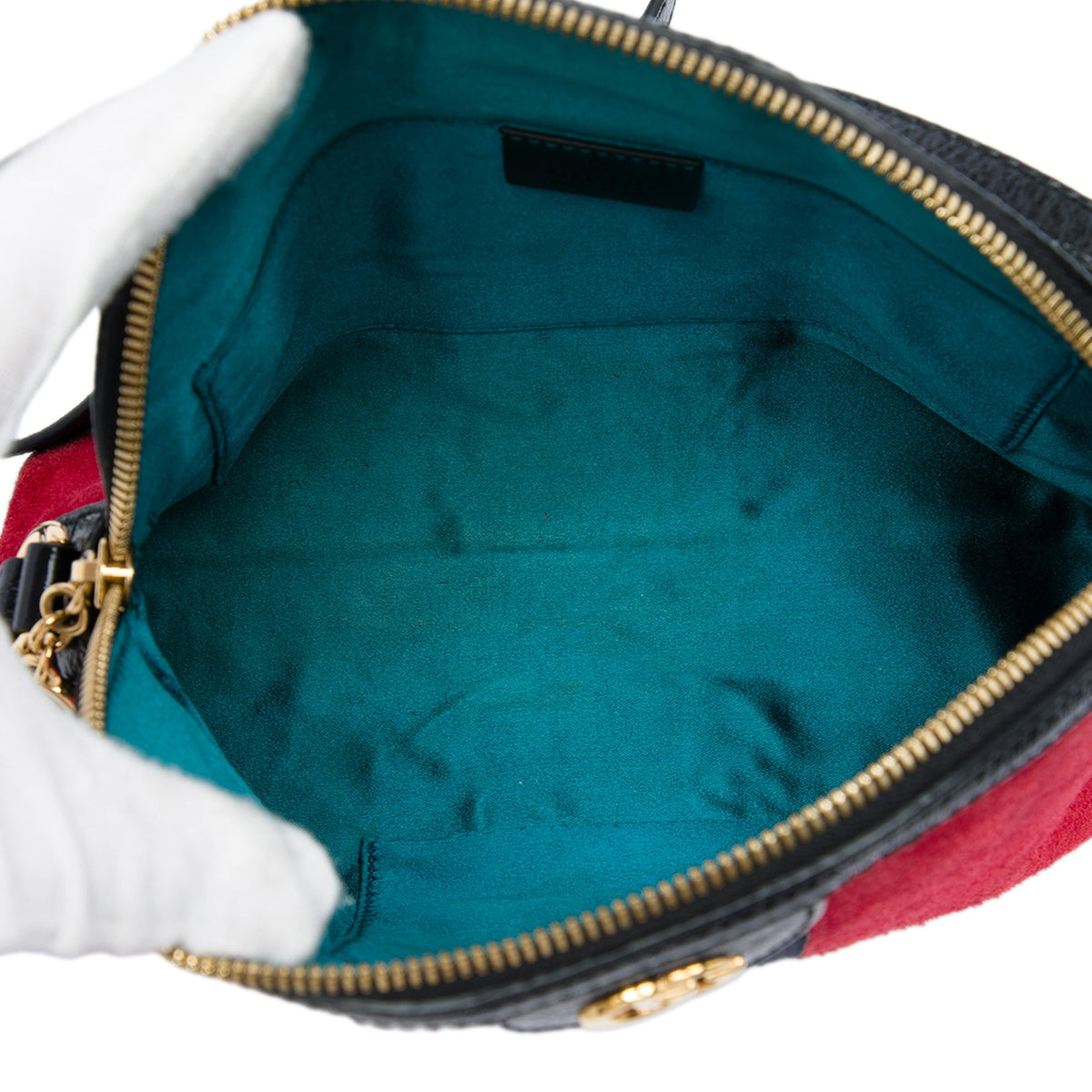 Gucci Small Suede Web Ophidia Dome Crossbody