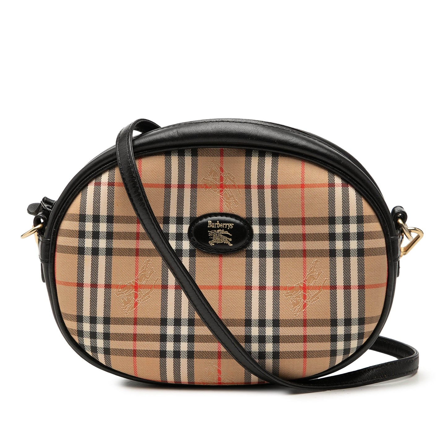 Burberry Haymarket Check Canvas Crossbody