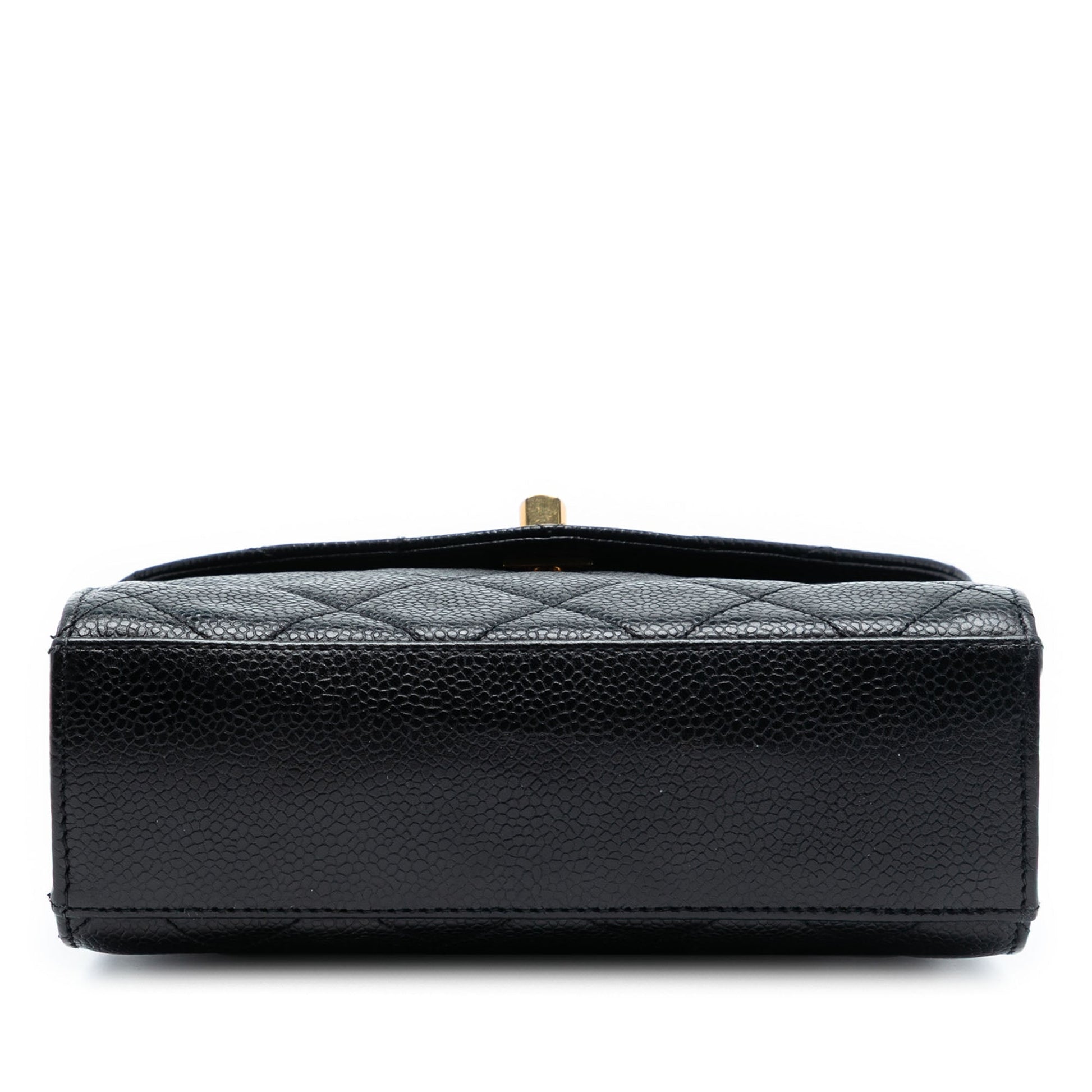 Chanel Mini CC Quilted Caviar Envelope Flap