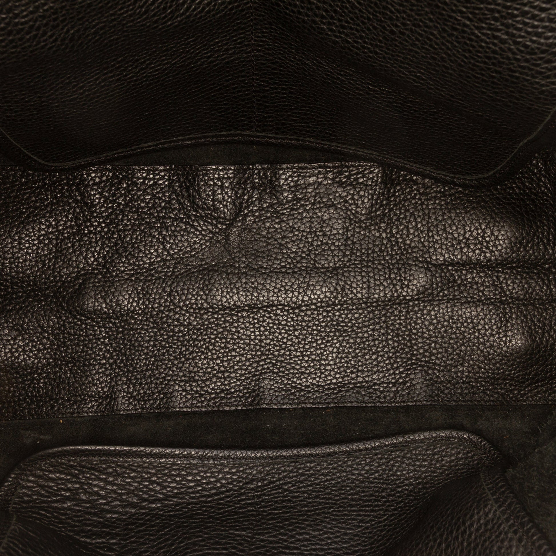 Dolce & Gabbana Pebbled Leather D Ring Tote