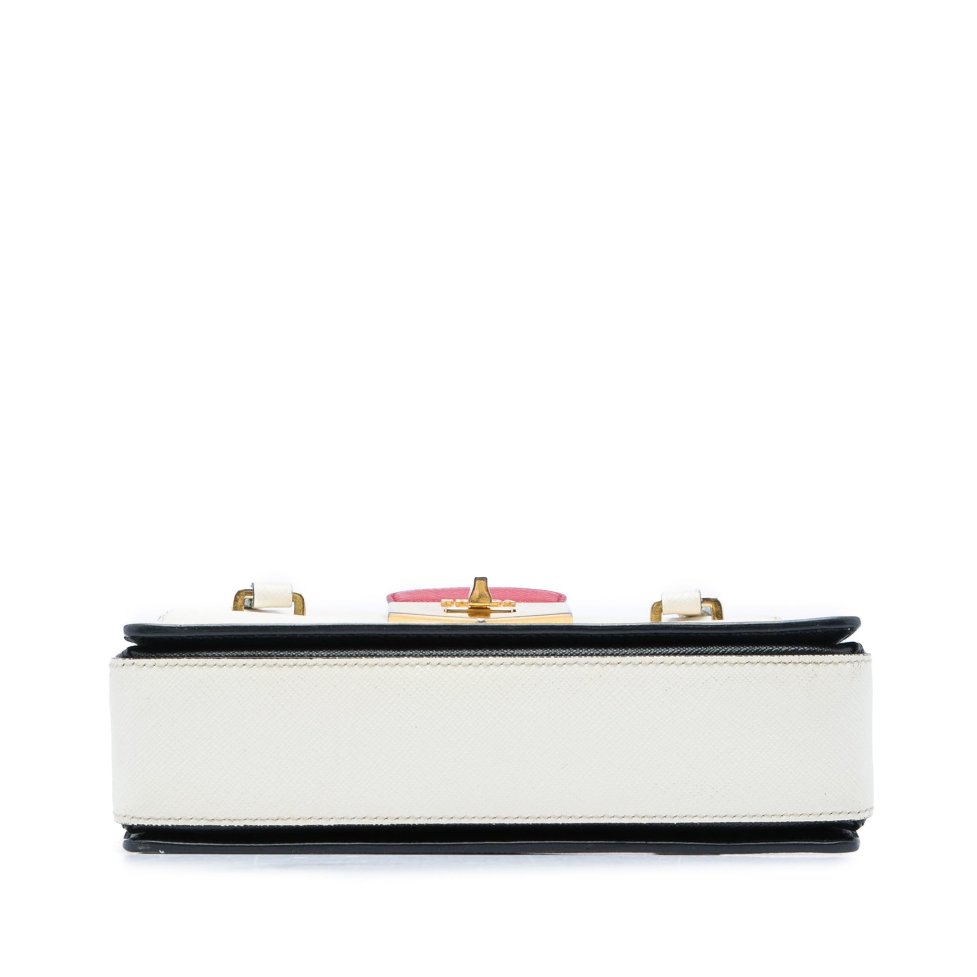 Prada Mini Saffiano Turnlock Handbag