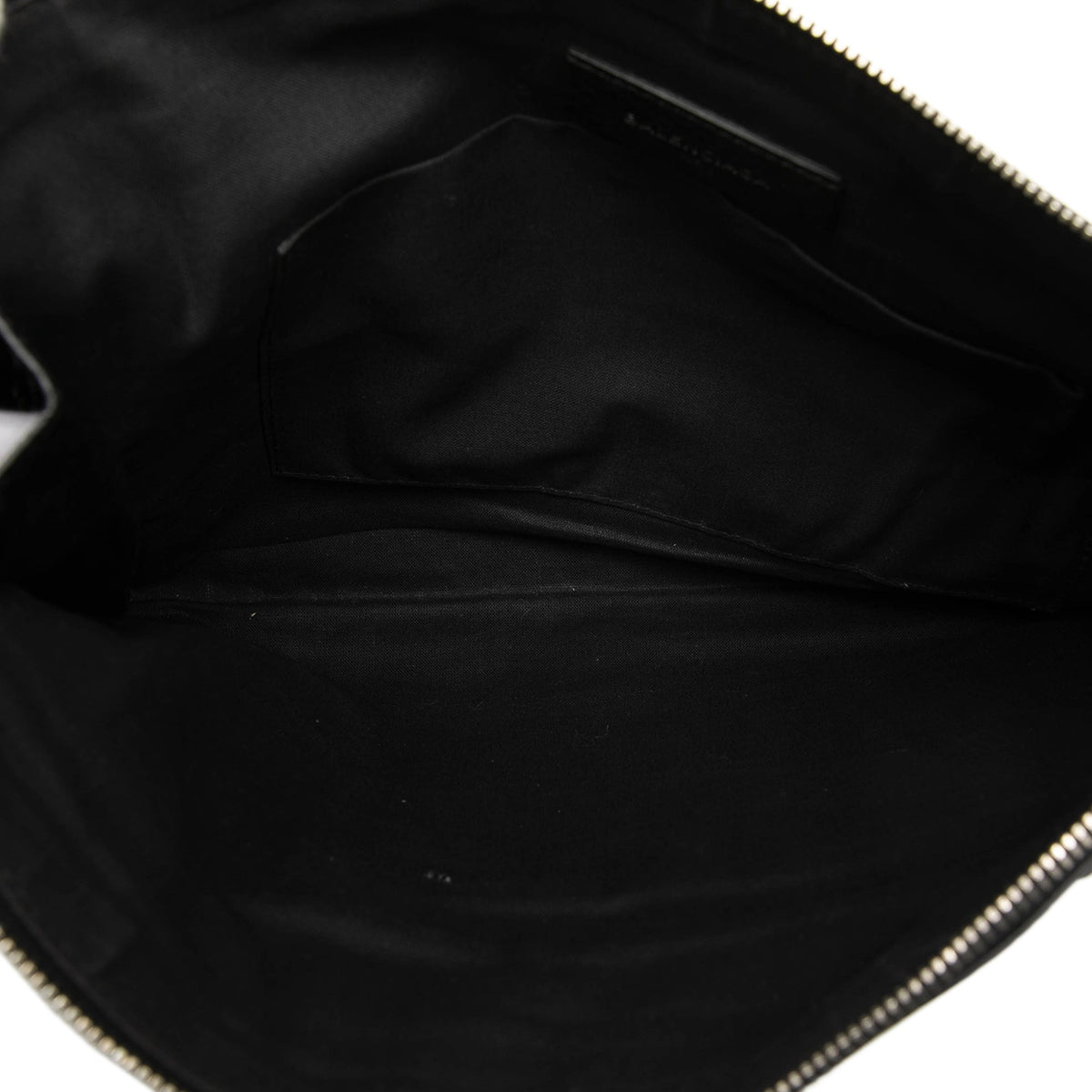 Balenciaga Lambskin Motocross Giant 12 Zip Around Flat Clutch