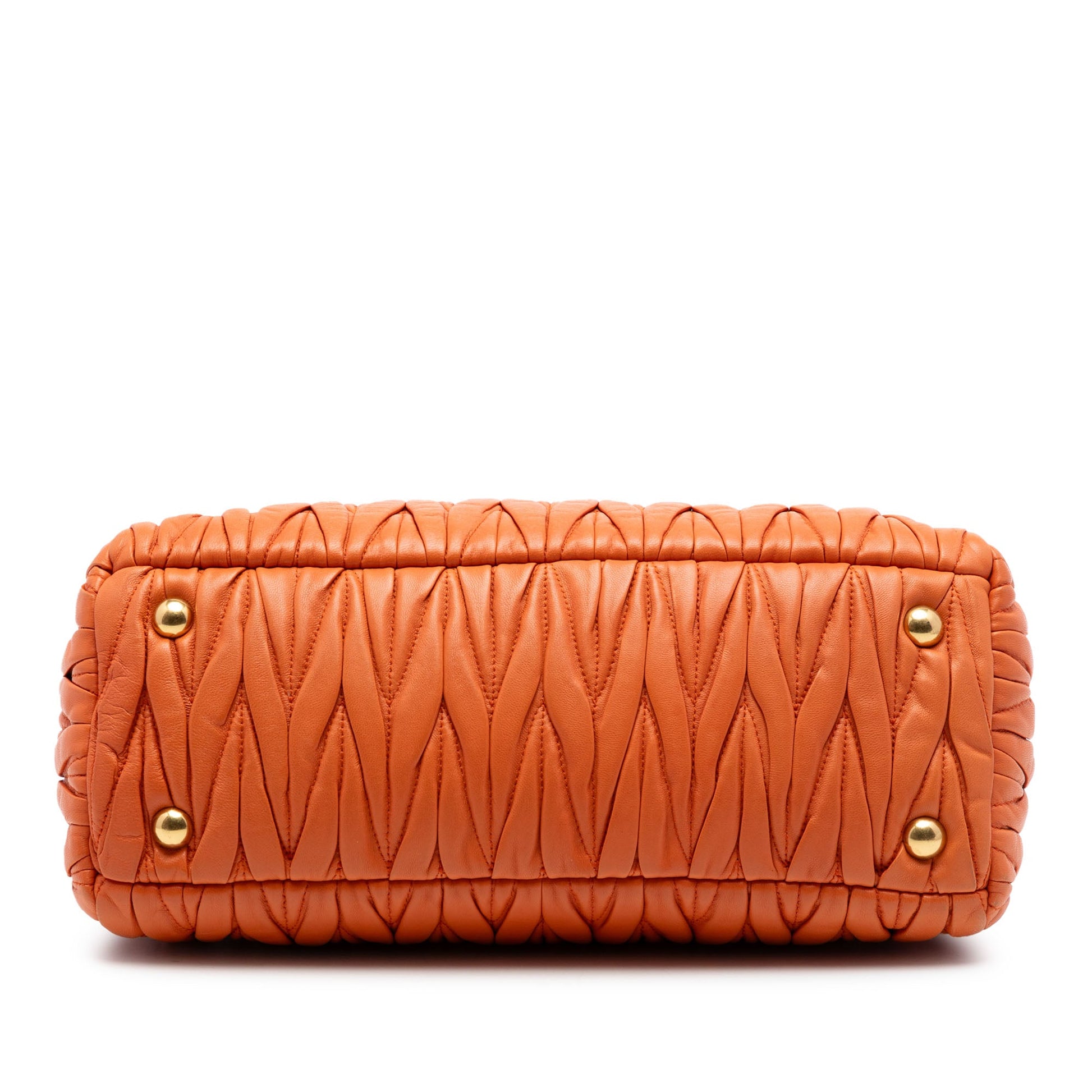 Miu Miu Matelasse Nappa Dome Satchel