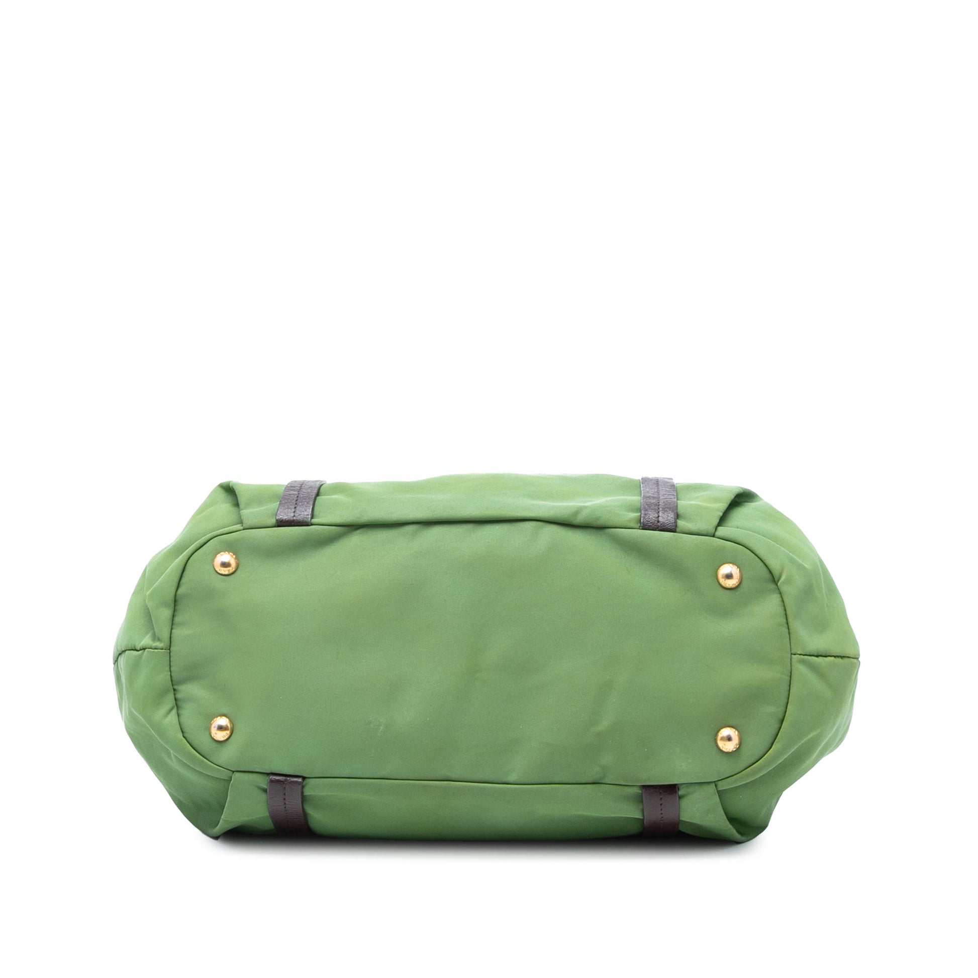 Prada Tessuto Canapa Logo Satchel