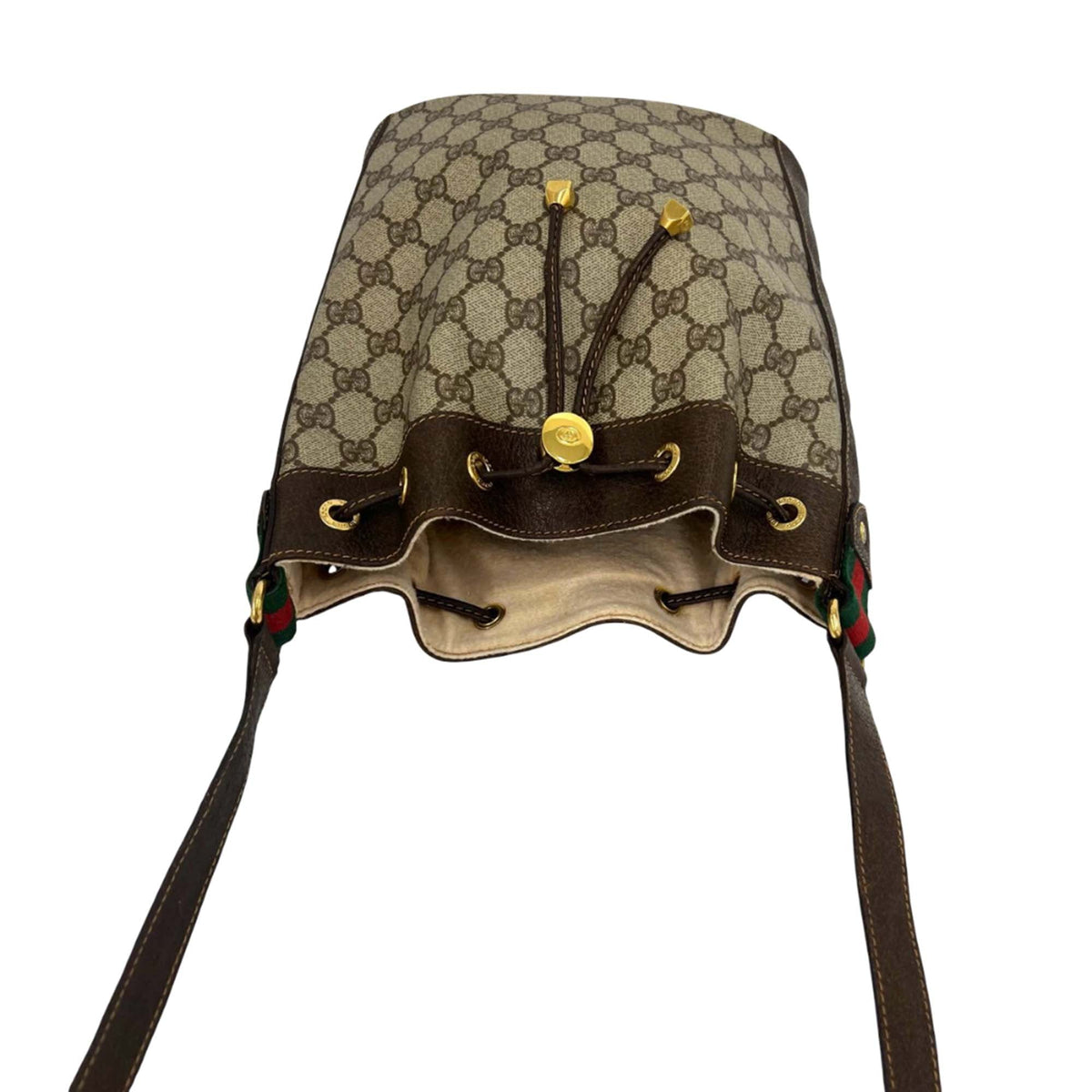 Gucci GG Supreme Web Bucket Bag
