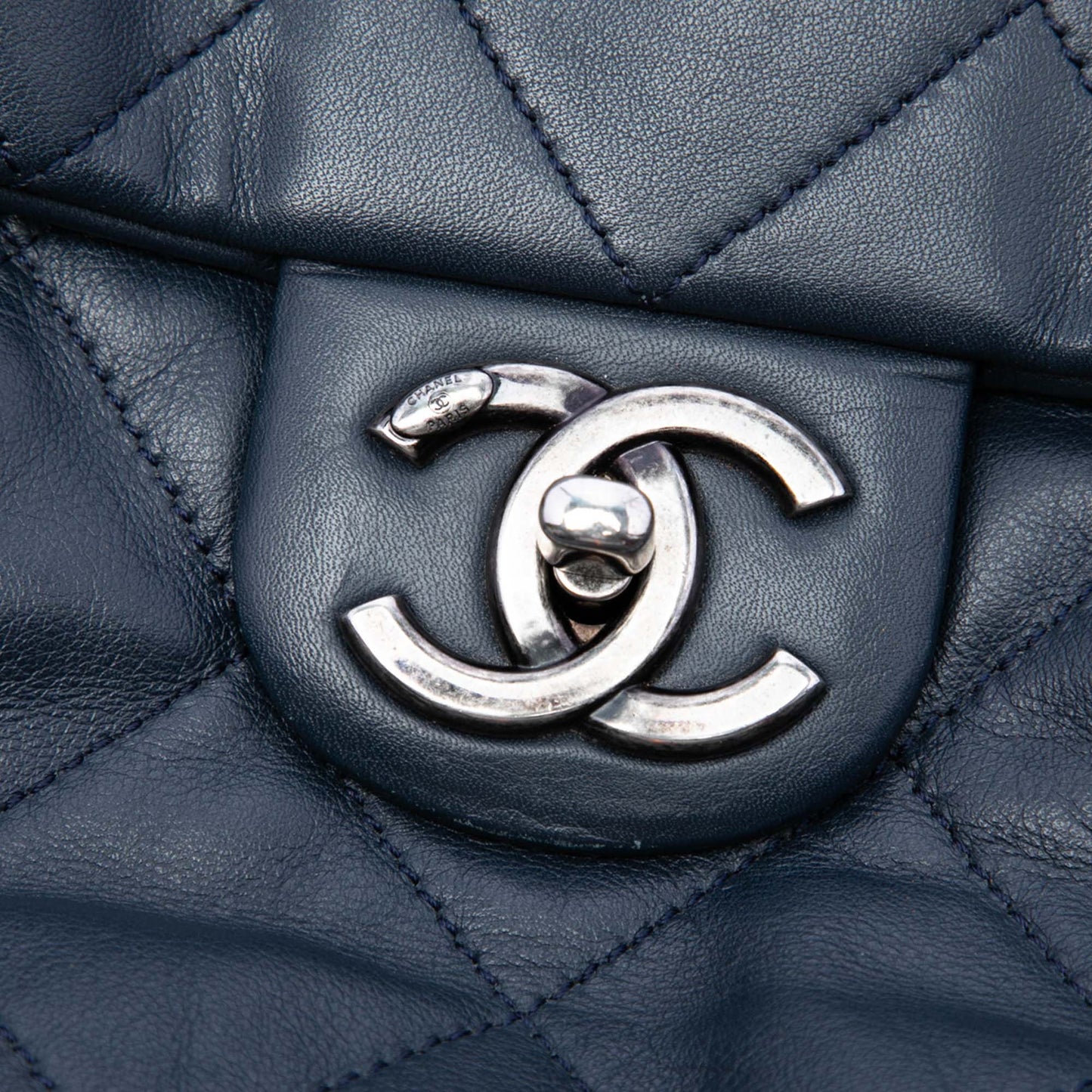 Chanel Quilted Calfskin Coco Pleats Flap