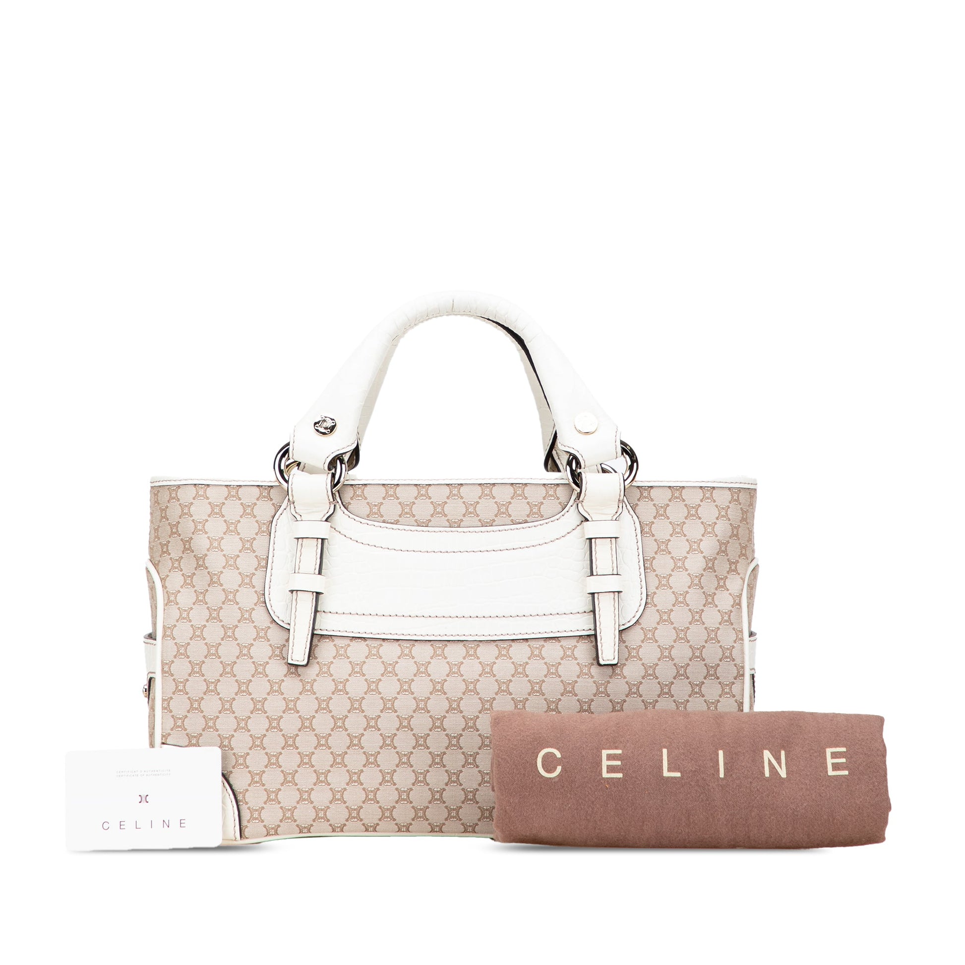 Celine Macadam Canvas Boogie Handbag