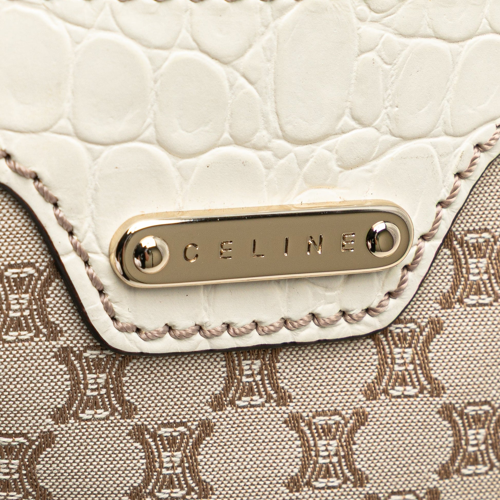 Celine Macadam Canvas Boogie Handbag