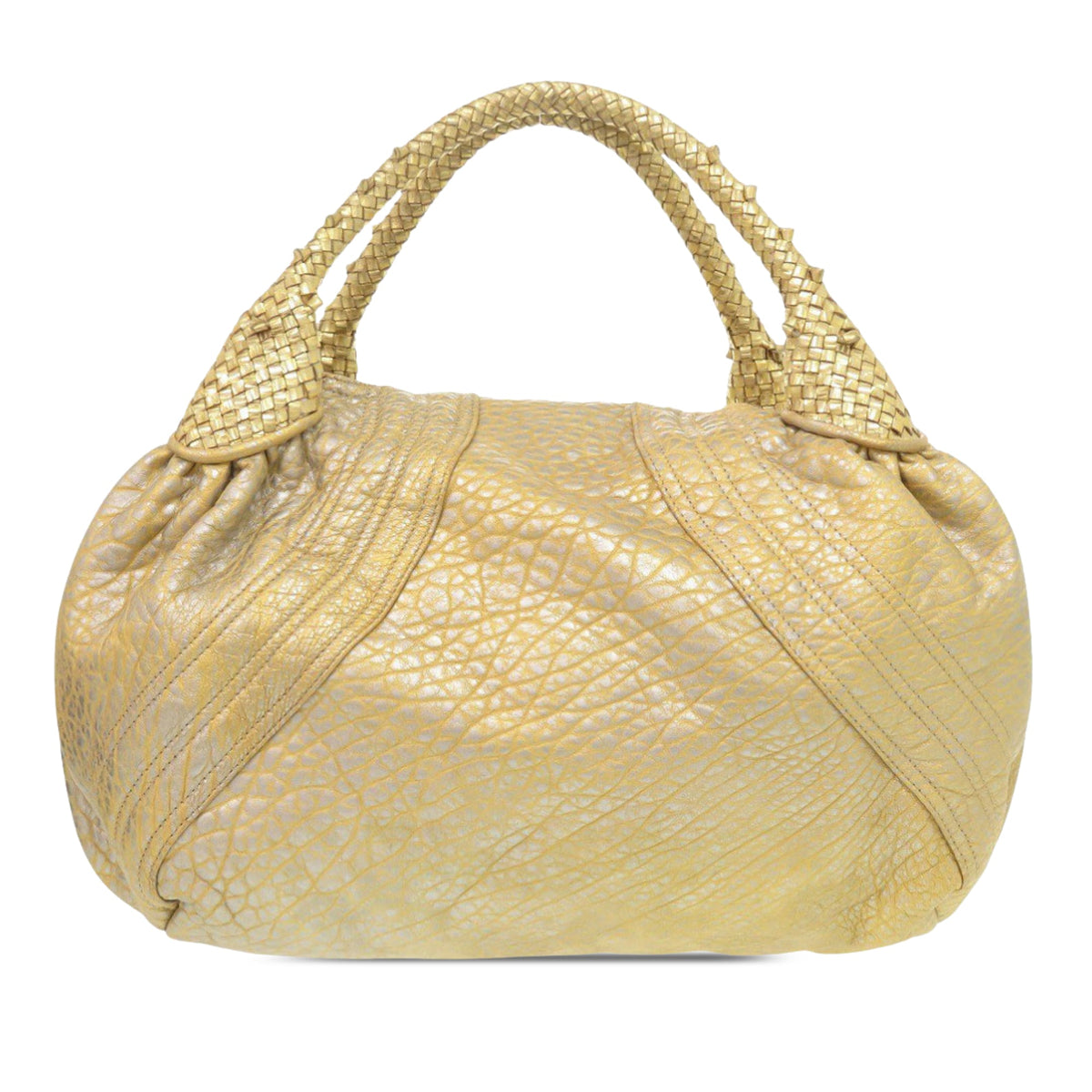 Fendi Bimetal Nappa Spy Hobo