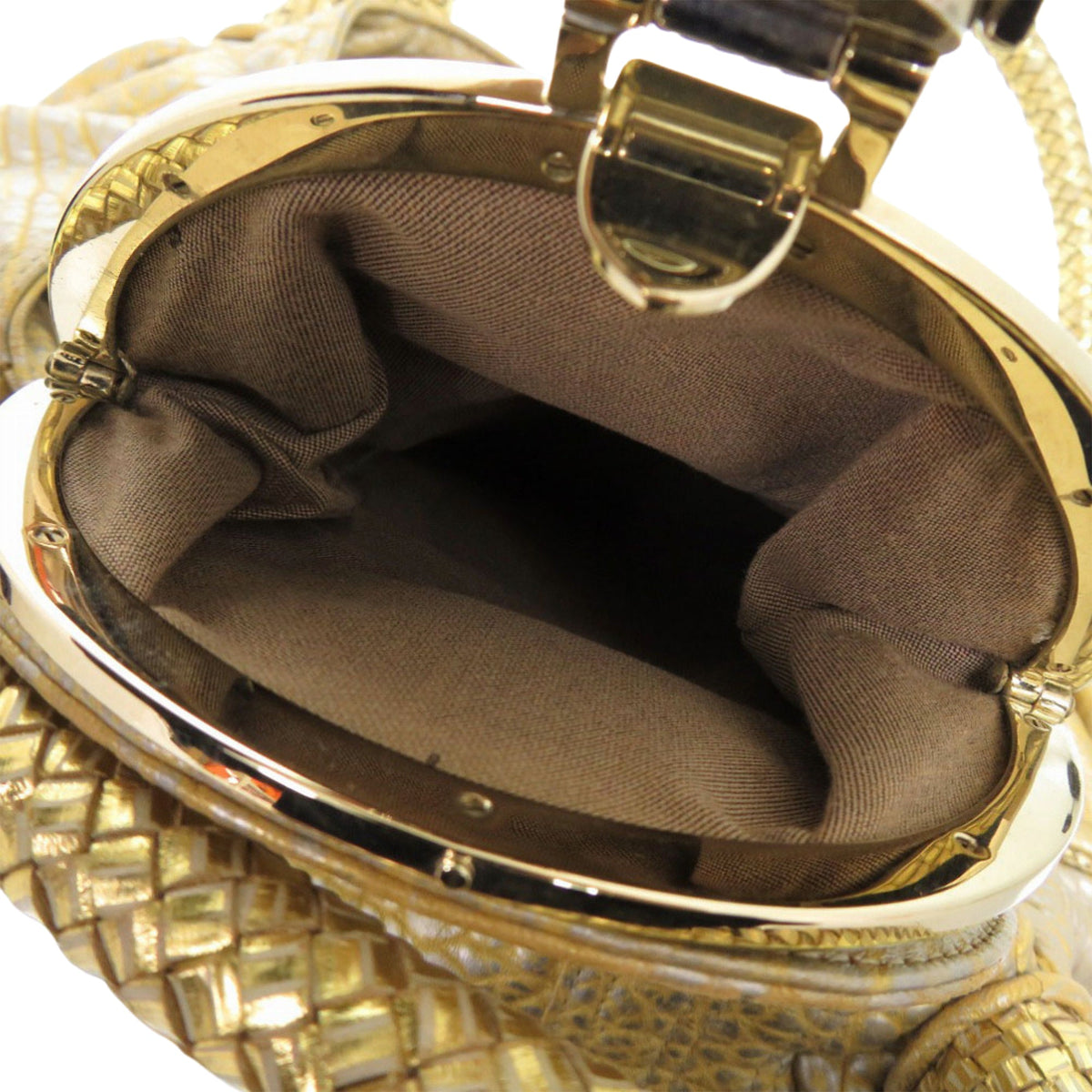 Fendi Bimetal Nappa Spy Hobo