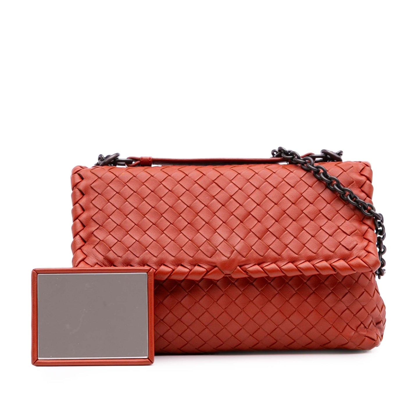 Bottega Veneta Small Nappa Intrecciato Olimpia Shoulder Bag