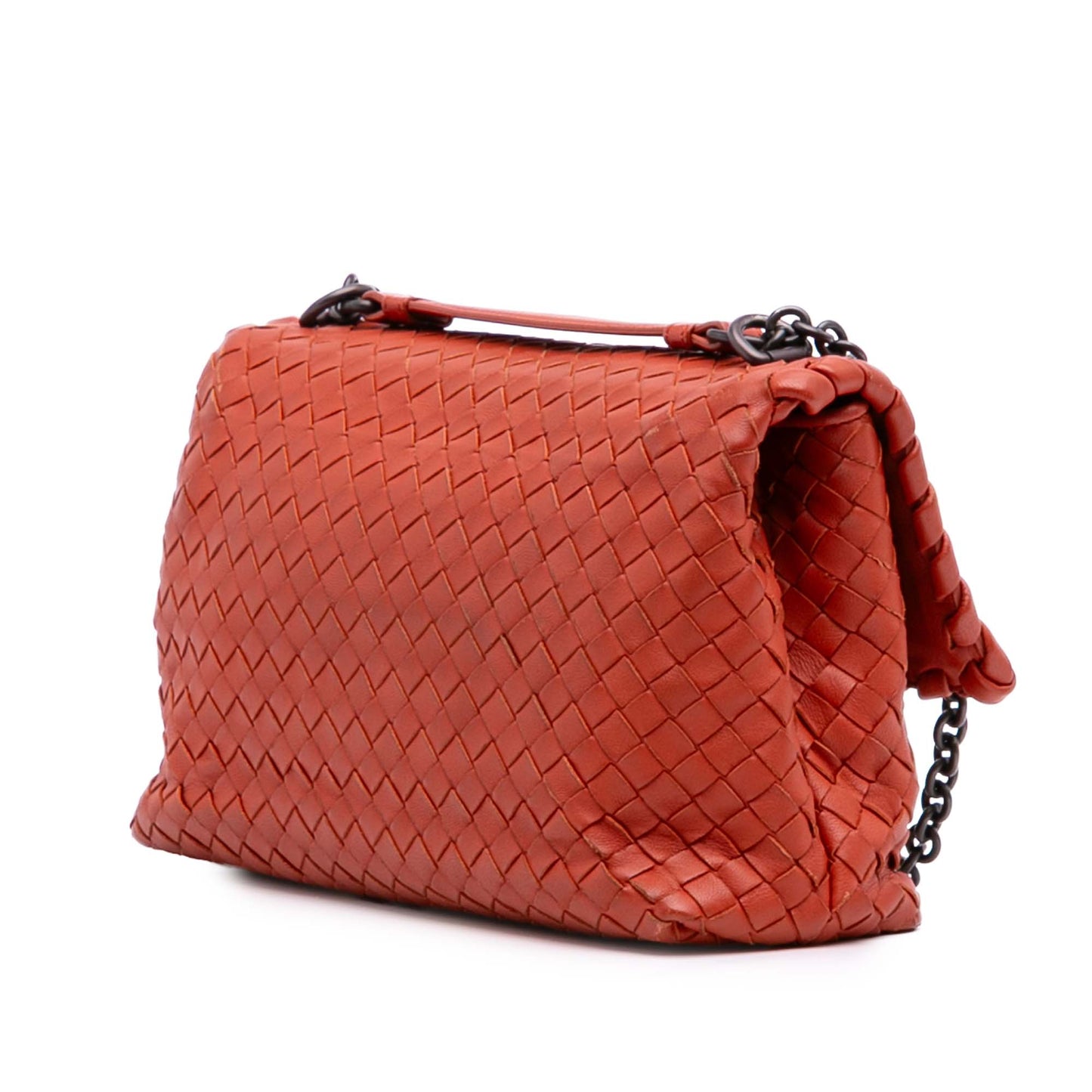Bottega Veneta Small Nappa Intrecciato Olimpia Shoulder Bag