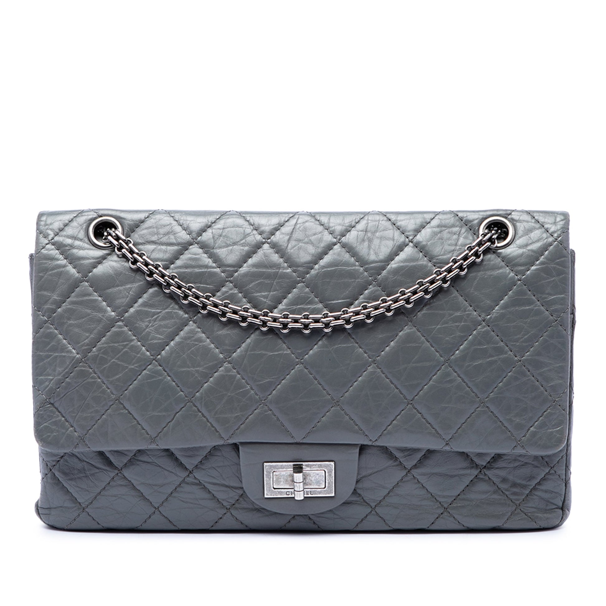 Chanel Quilted Aged Calfskin Reissue 2.55 Double Flap 227