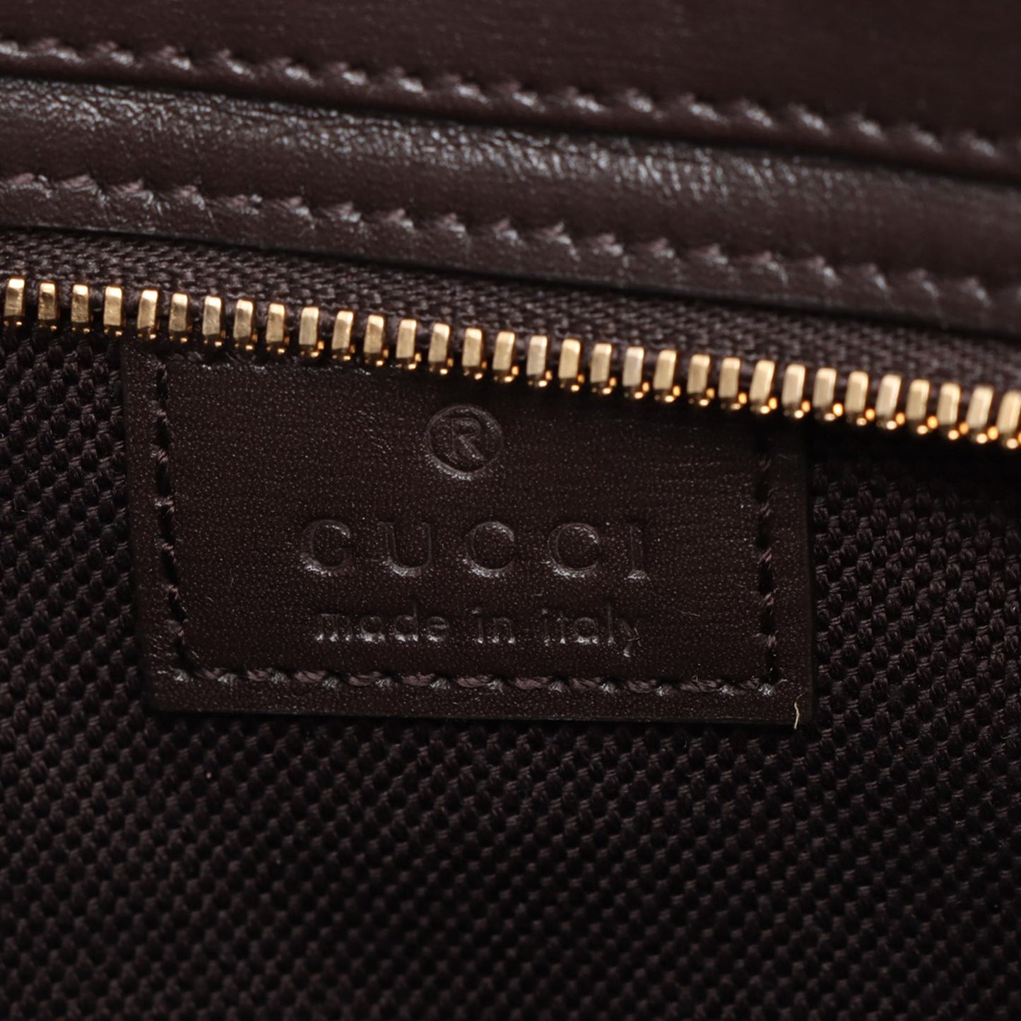 Gucci Mini GG Canvas Web Moon Side Shoulder Bag