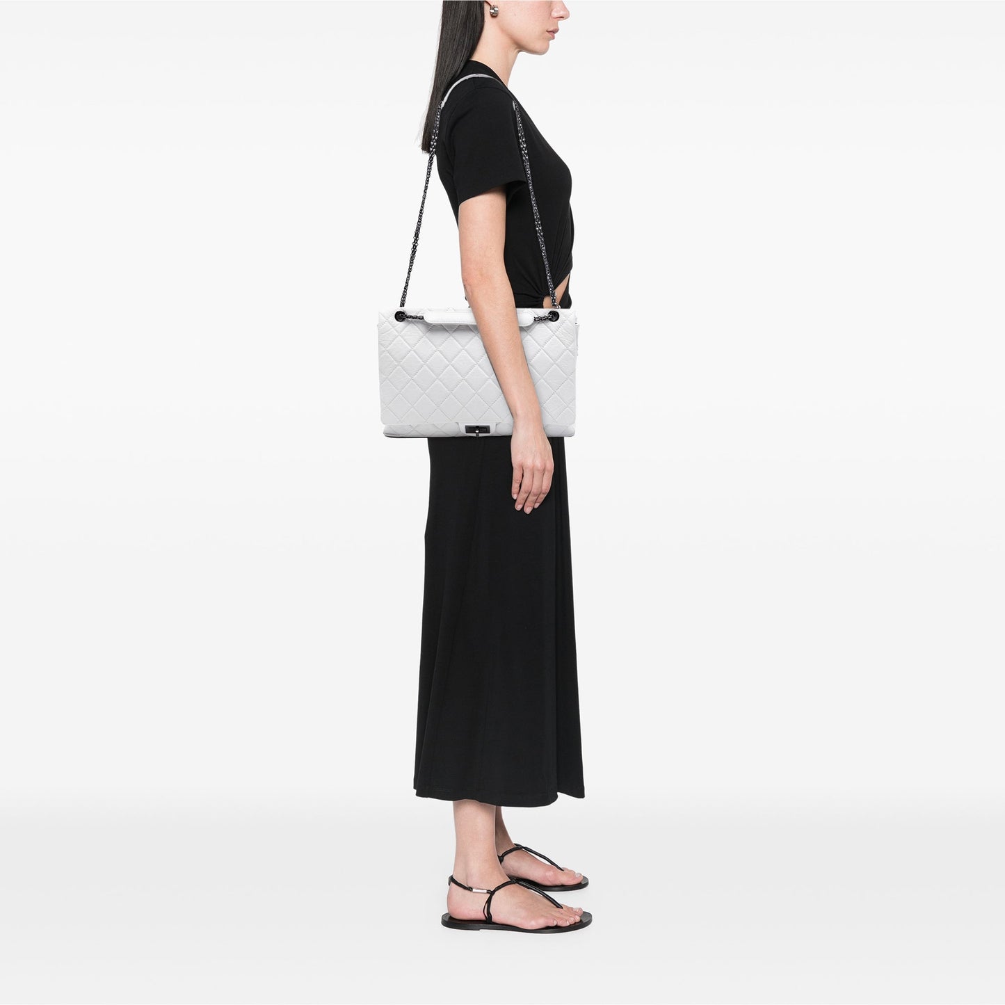 Chanel Maxi Quilted Aged Calfskin Reissue 2.55 Single Flap