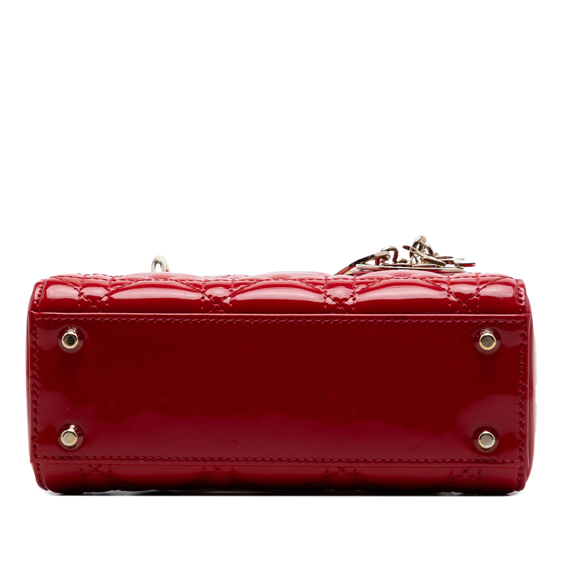 Dior Mini Patent Cannage Lady Dior