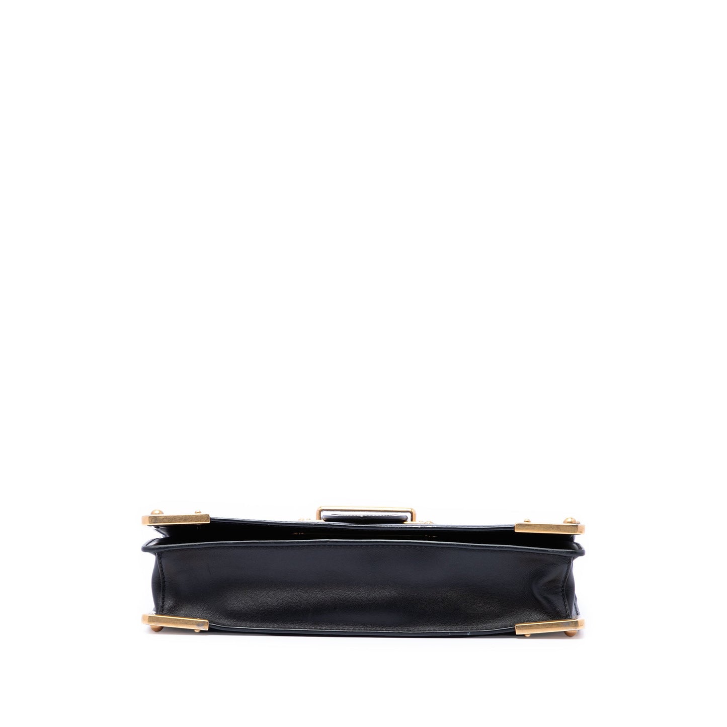 Prada City Calf and Saffiano Cahier Chain Clutch