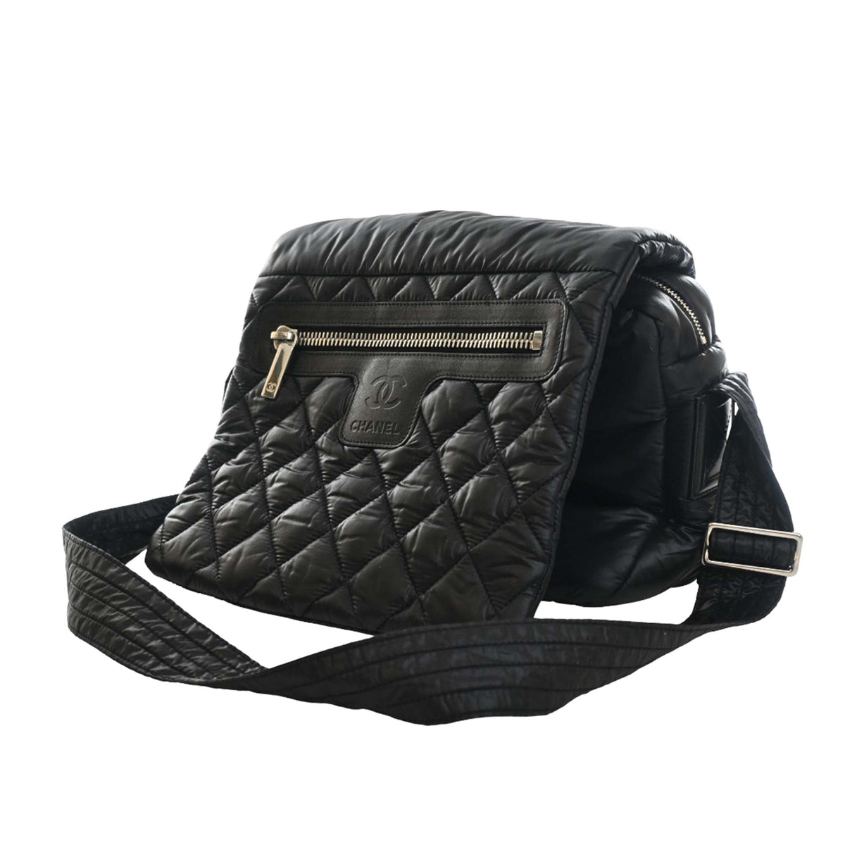 Chanel Small Quilted Nylon Coco Cocoon Messenger Bag