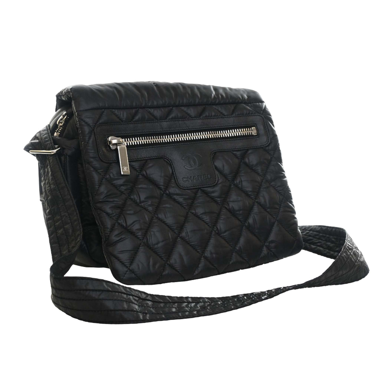 Chanel Small Quilted Nylon Coco Cocoon Messenger Bag