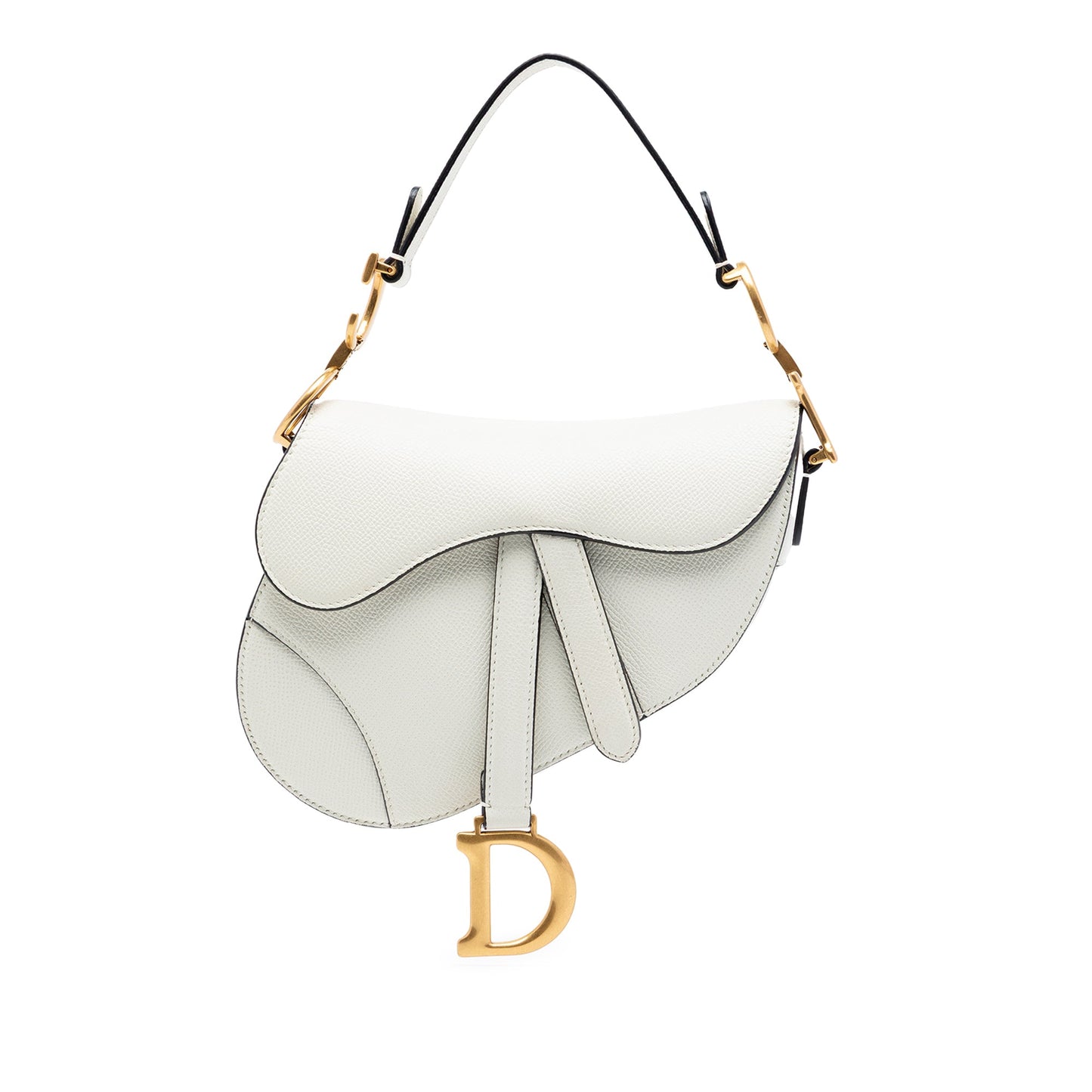 Dior Mini Grained Calfskin Saddle Bag