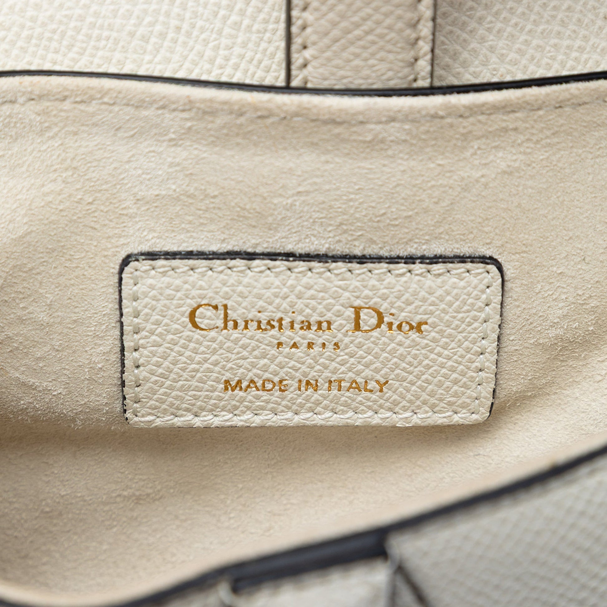 Dior Mini Grained Calfskin Saddle Bag