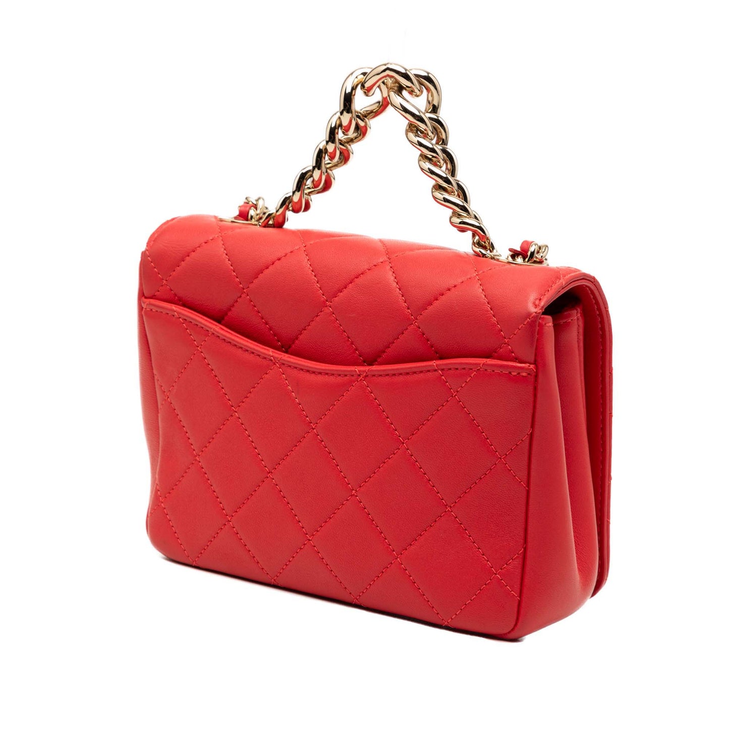 Chanel Quilted Lambskin Studded Beauty Begins Flap
