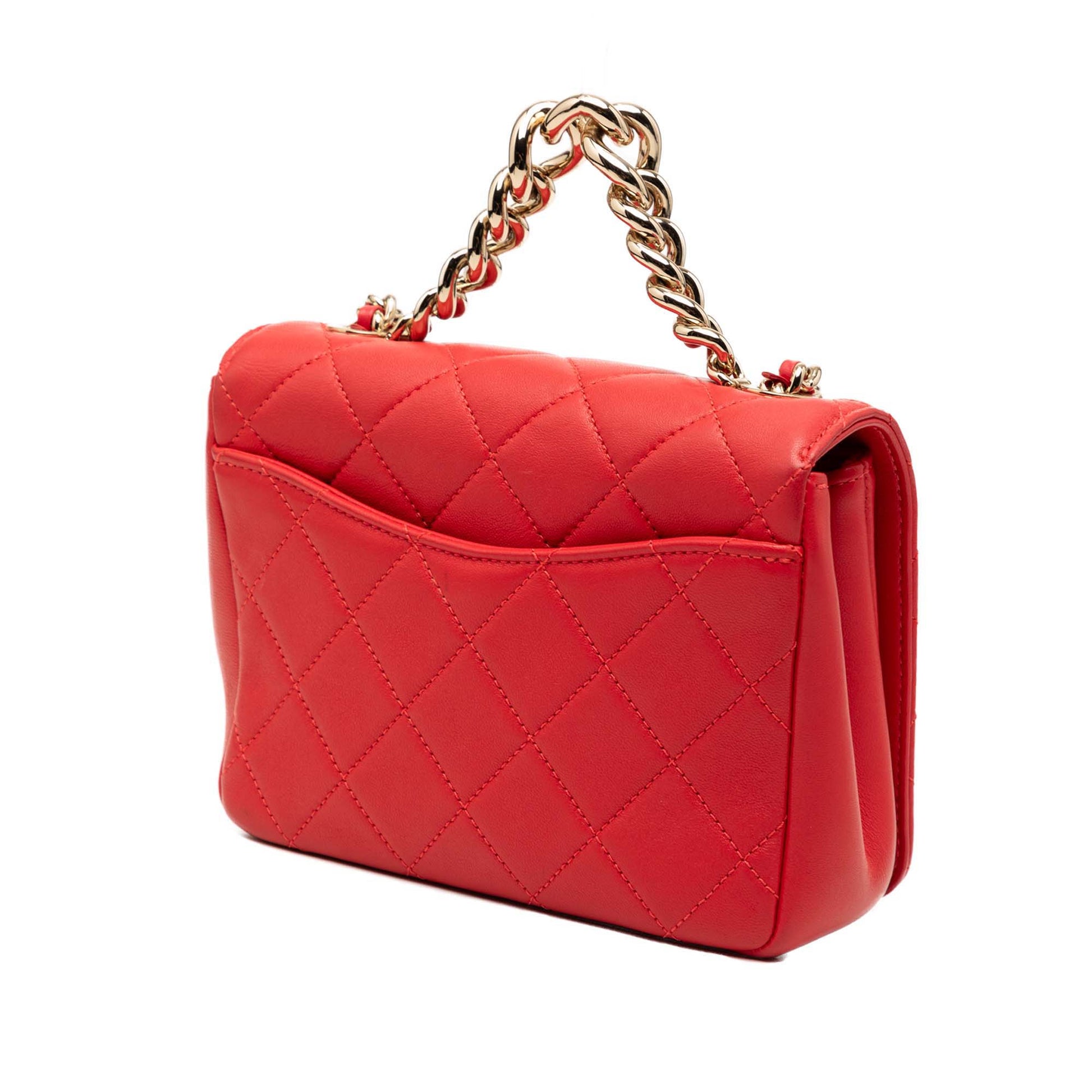 Chanel Quilted Lambskin Studded Beauty Begins Flap