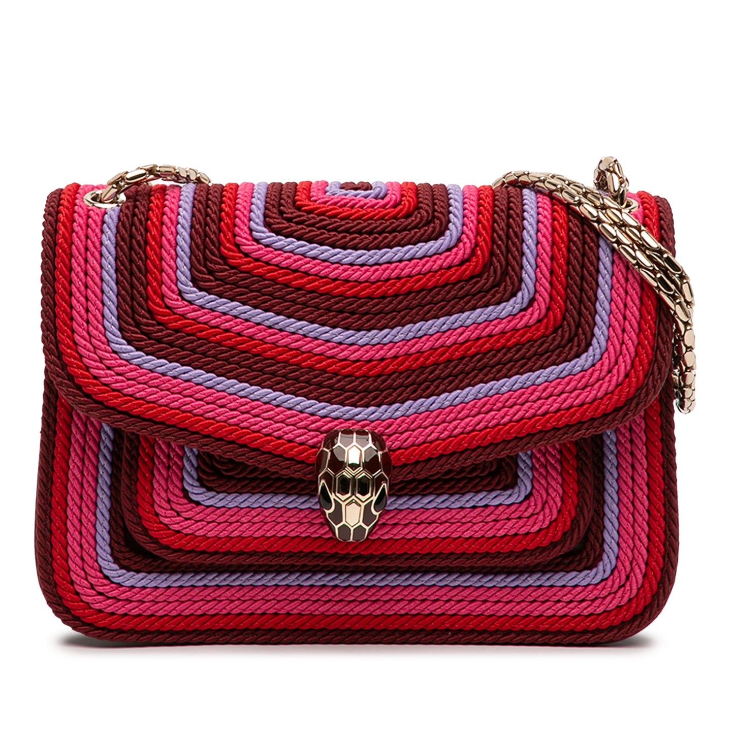 Bvlgari Polyester Serpenti Forever Kaleidoscopia Shoulder Bag