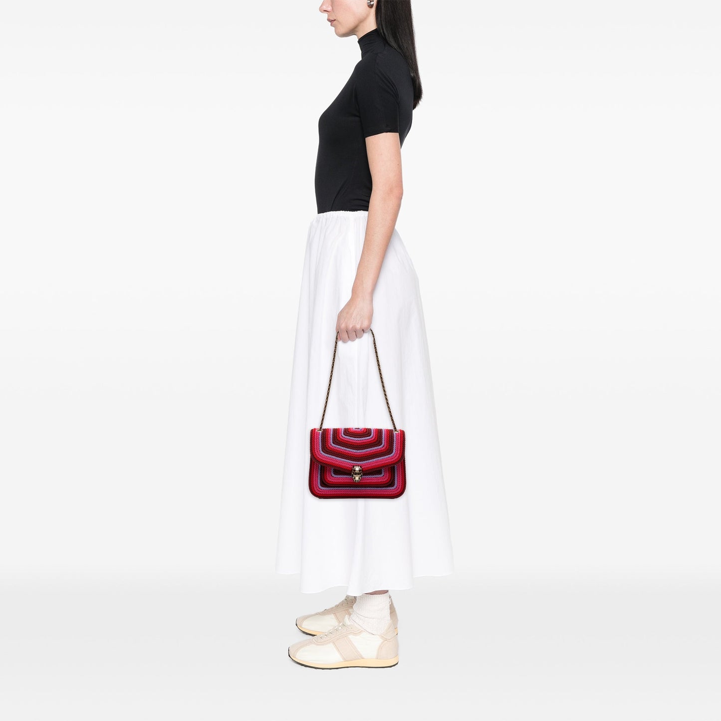 Bvlgari Polyester Serpenti Forever Kaleidoscopia Shoulder Bag