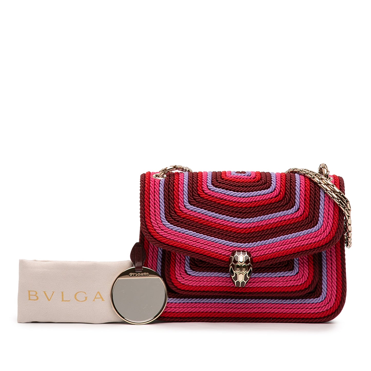 Bvlgari Polyester Serpenti Forever Kaleidoscopia Shoulder Bag