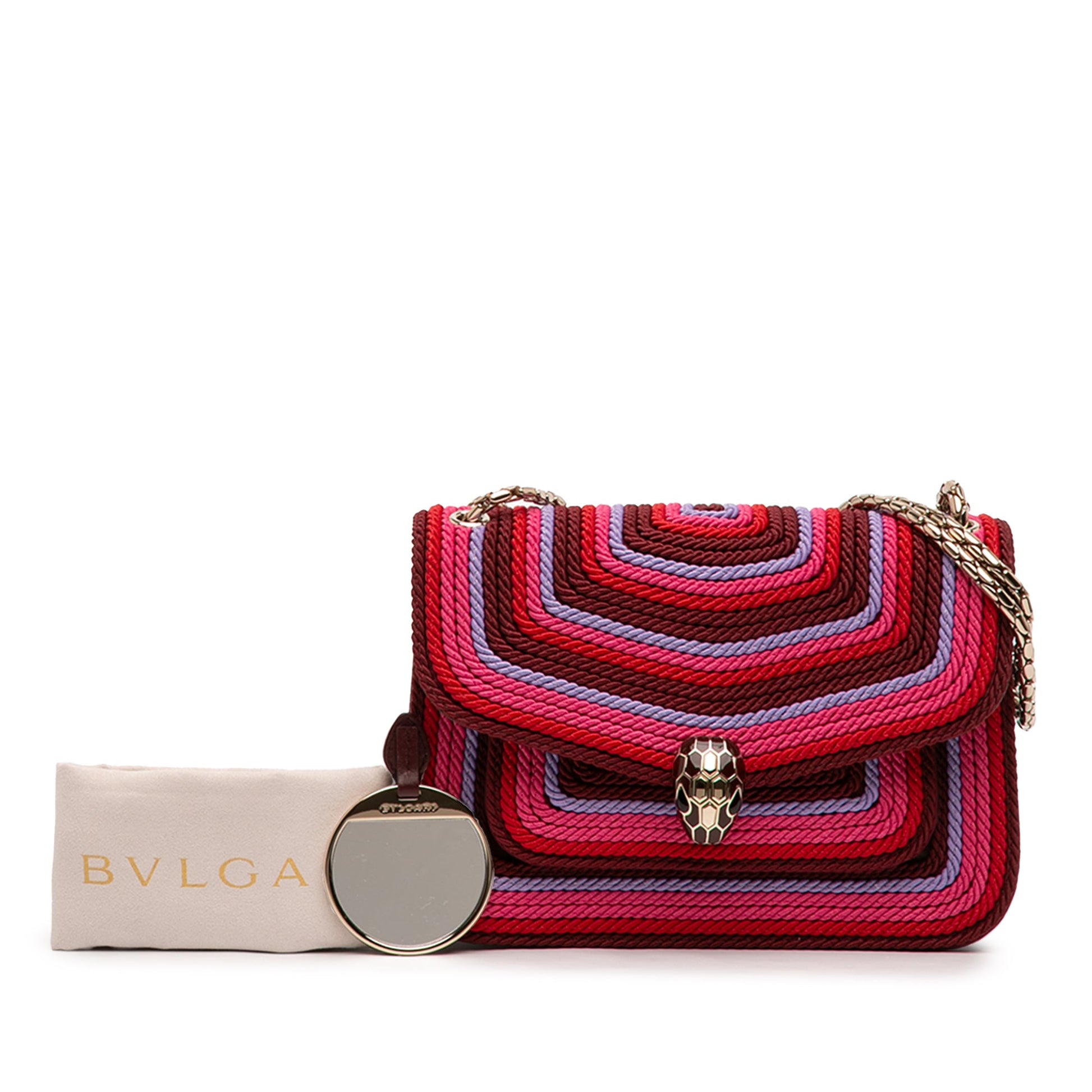 Bvlgari Polyester Serpenti Forever Kaleidoscopia Shoulder Bag