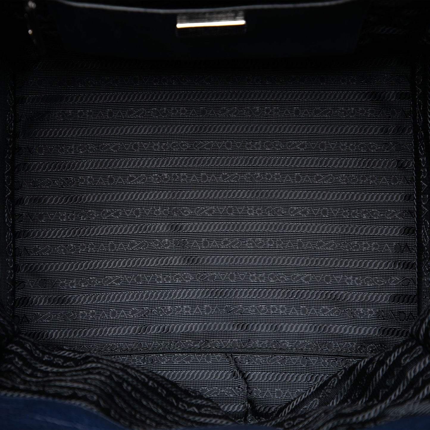 Prada Glace Calf Sound Lock Satchel