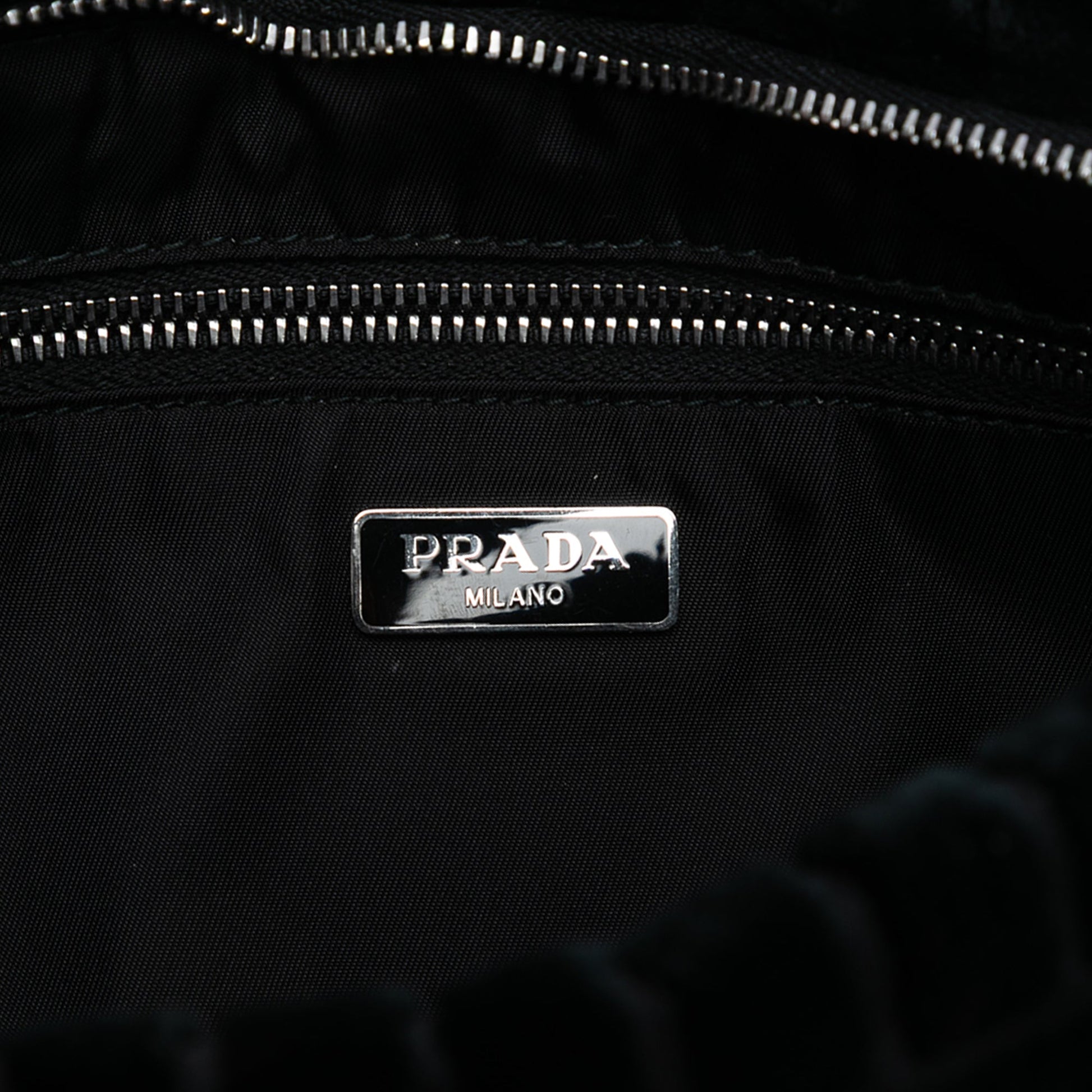Prada Ricamo Velluto Pochette Crossbody
