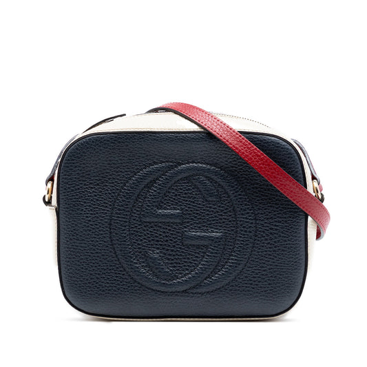 Gucci Small Tricolor Leather Soho Disco Crossbody