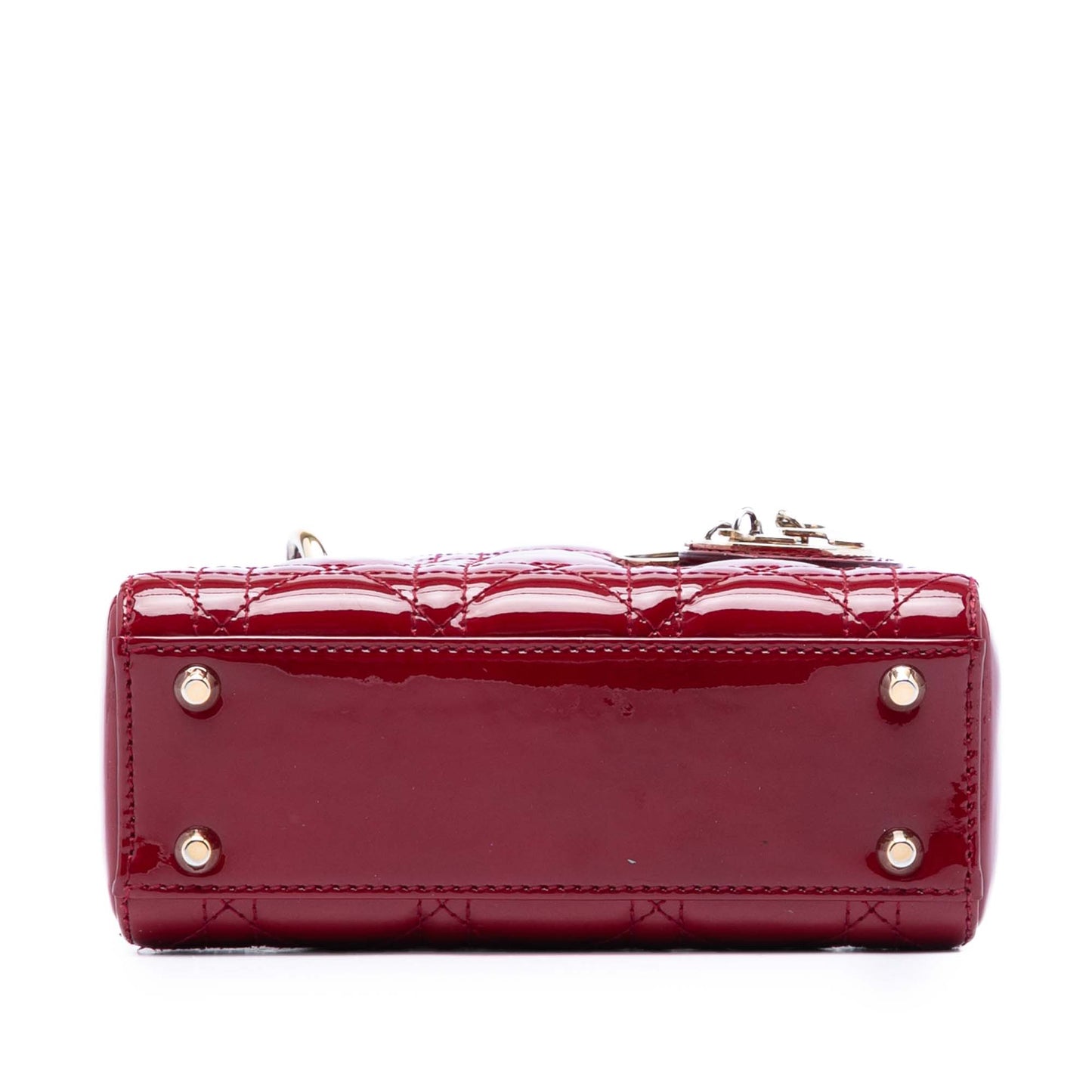 Dior Mini Patent Cannage Lady Dior