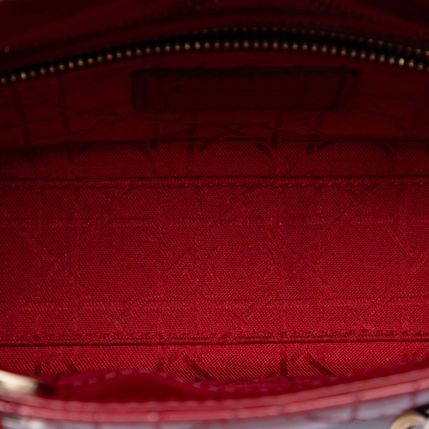 Dior Mini Patent Cannage Lady Dior