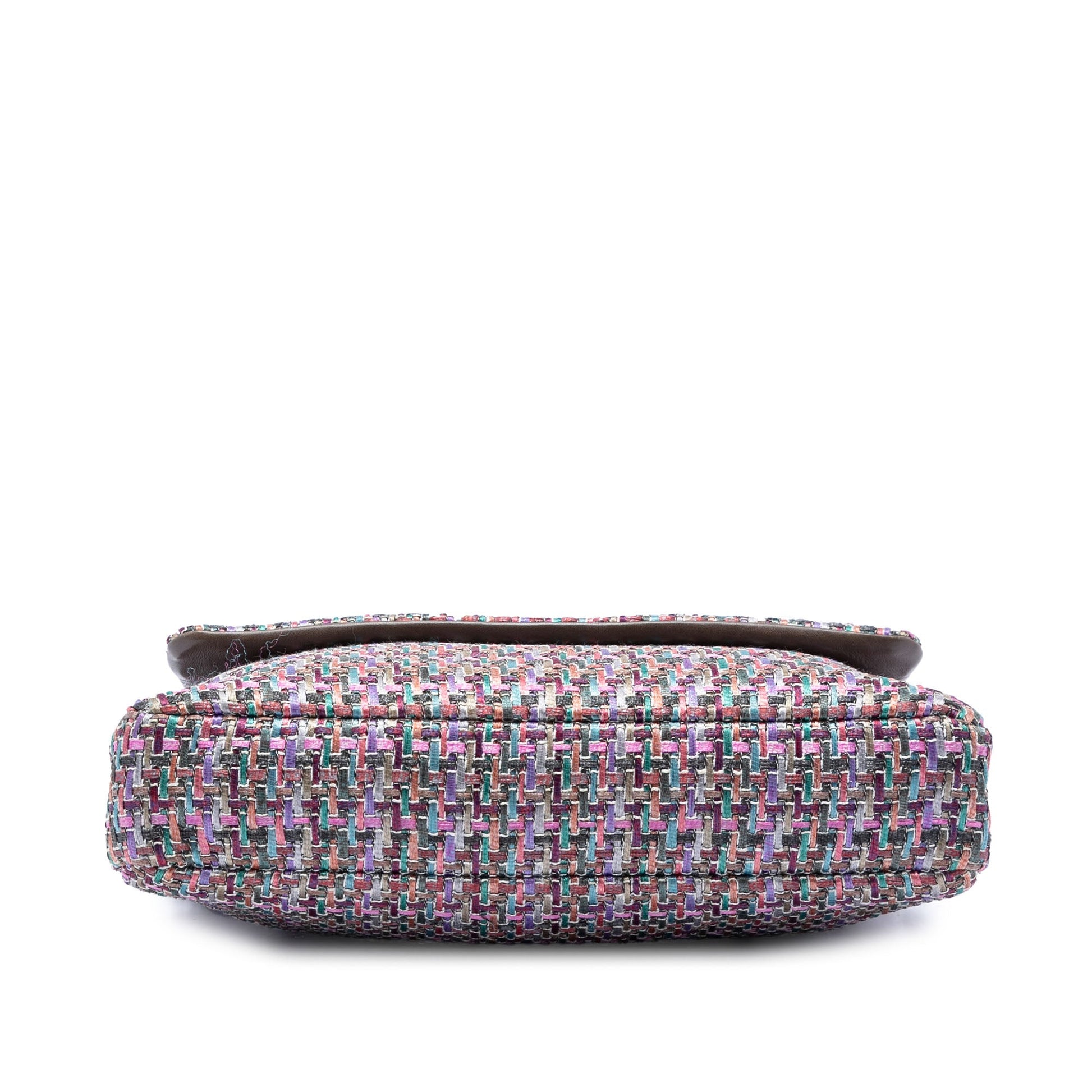 Chanel CC Multicolor Tweed Flap