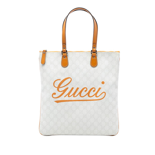 Gucci GG Supreme Heritage Logo Tote