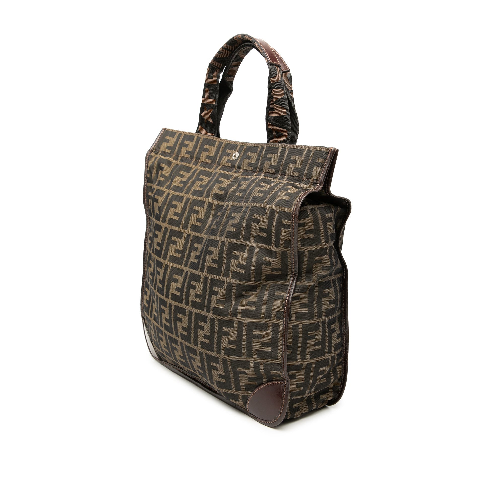 Fendi Zucca Canvas Shopping Tote