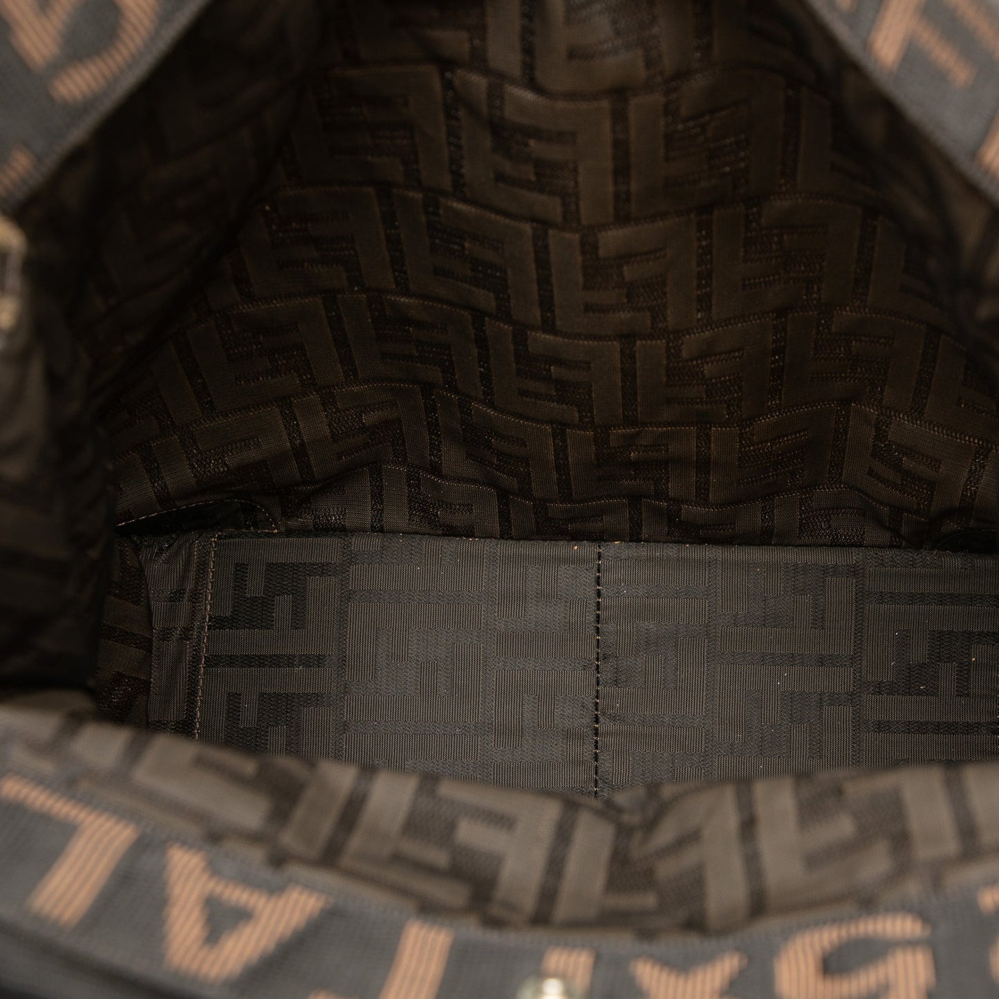 Fendi Zucca Canvas Shopping Tote