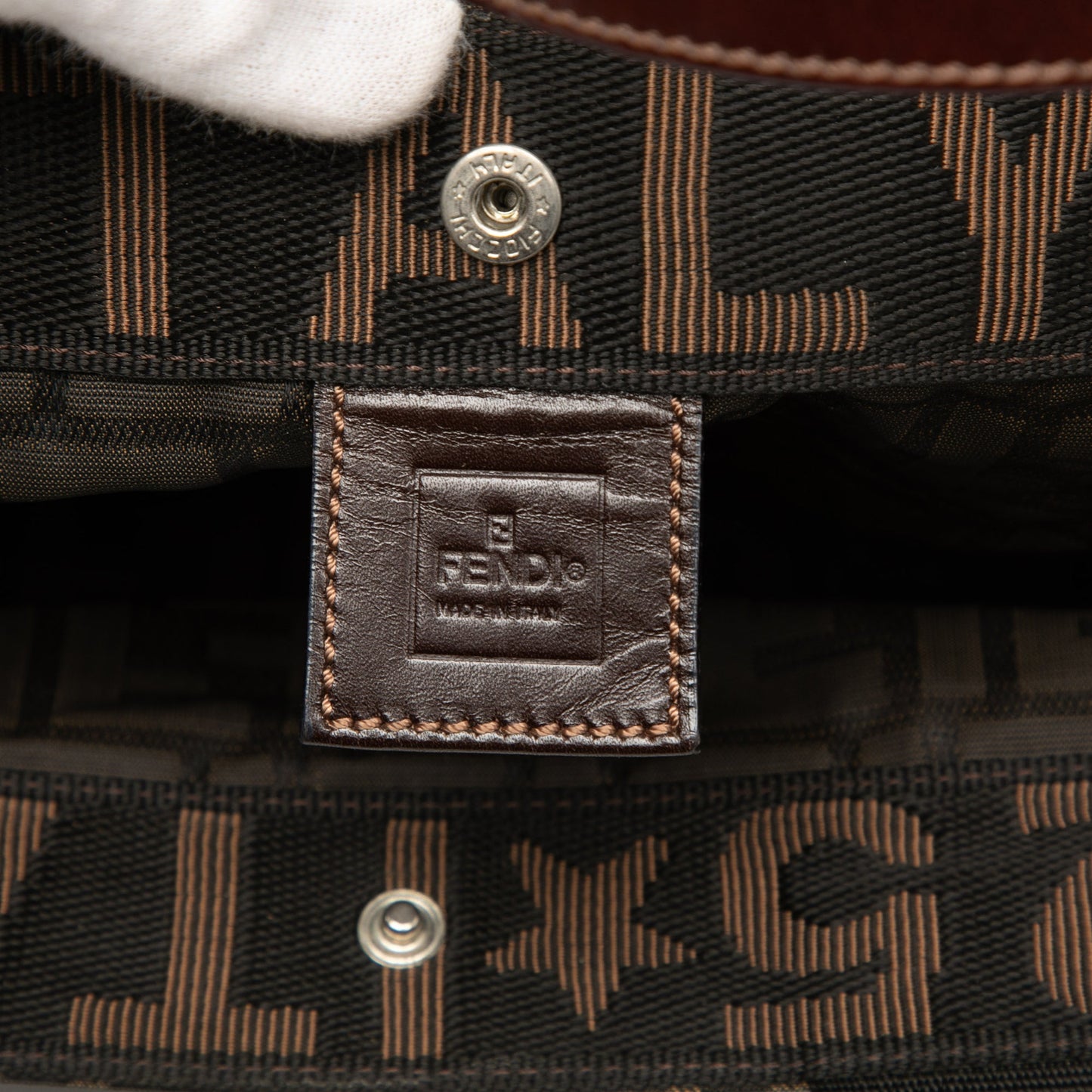 Fendi Zucca Canvas Shopping Tote