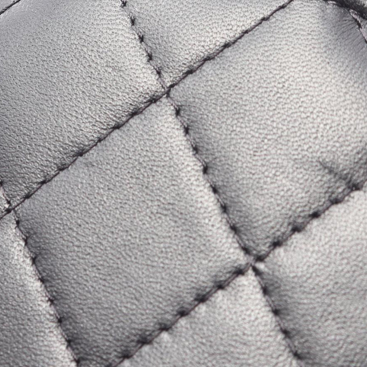 Chanel Mini Quilted Lambskin Round Vanity Case with Chain