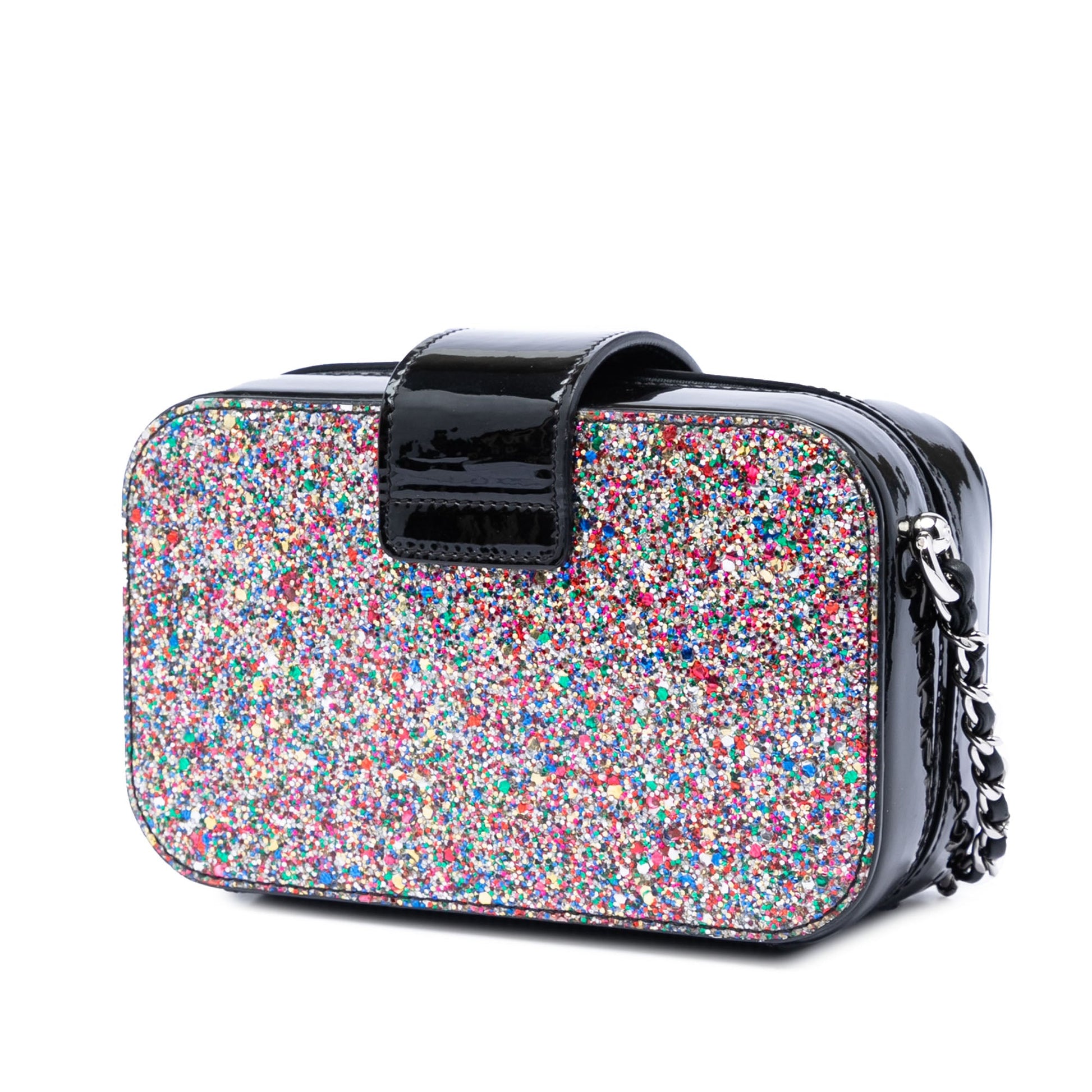Chanel Glitter Patent Evening On The Moon Camera Case